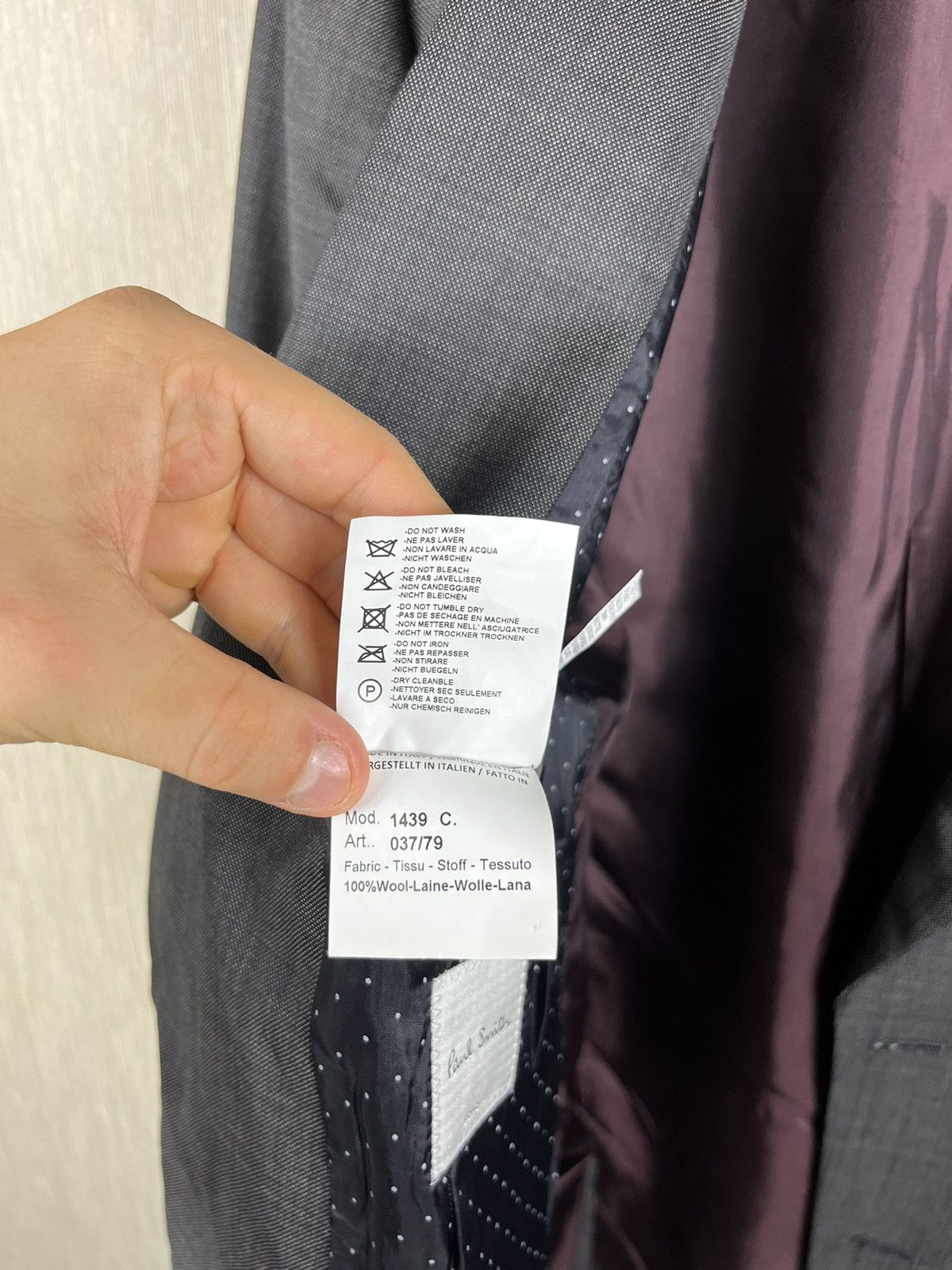 Designer × Paul Smith Paul Smith Soho Fit blazer wool jacket casual designer Size 40R - 23 Thumbnail