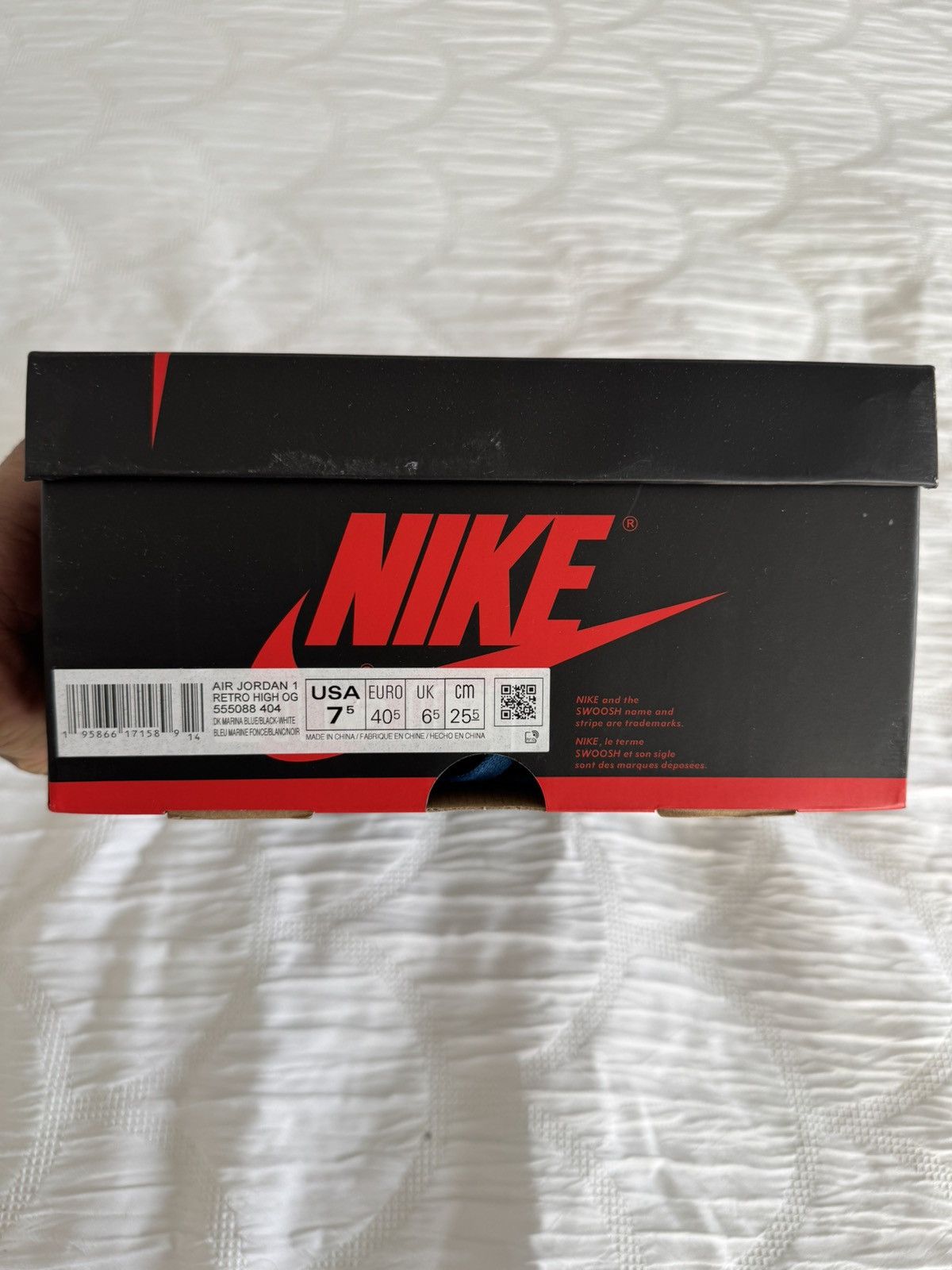 Jordan Brand Jordan Retro 1 High “Dark Marina Blue” Size US 7.5 / EU 40-41 - 9 Thumbnail