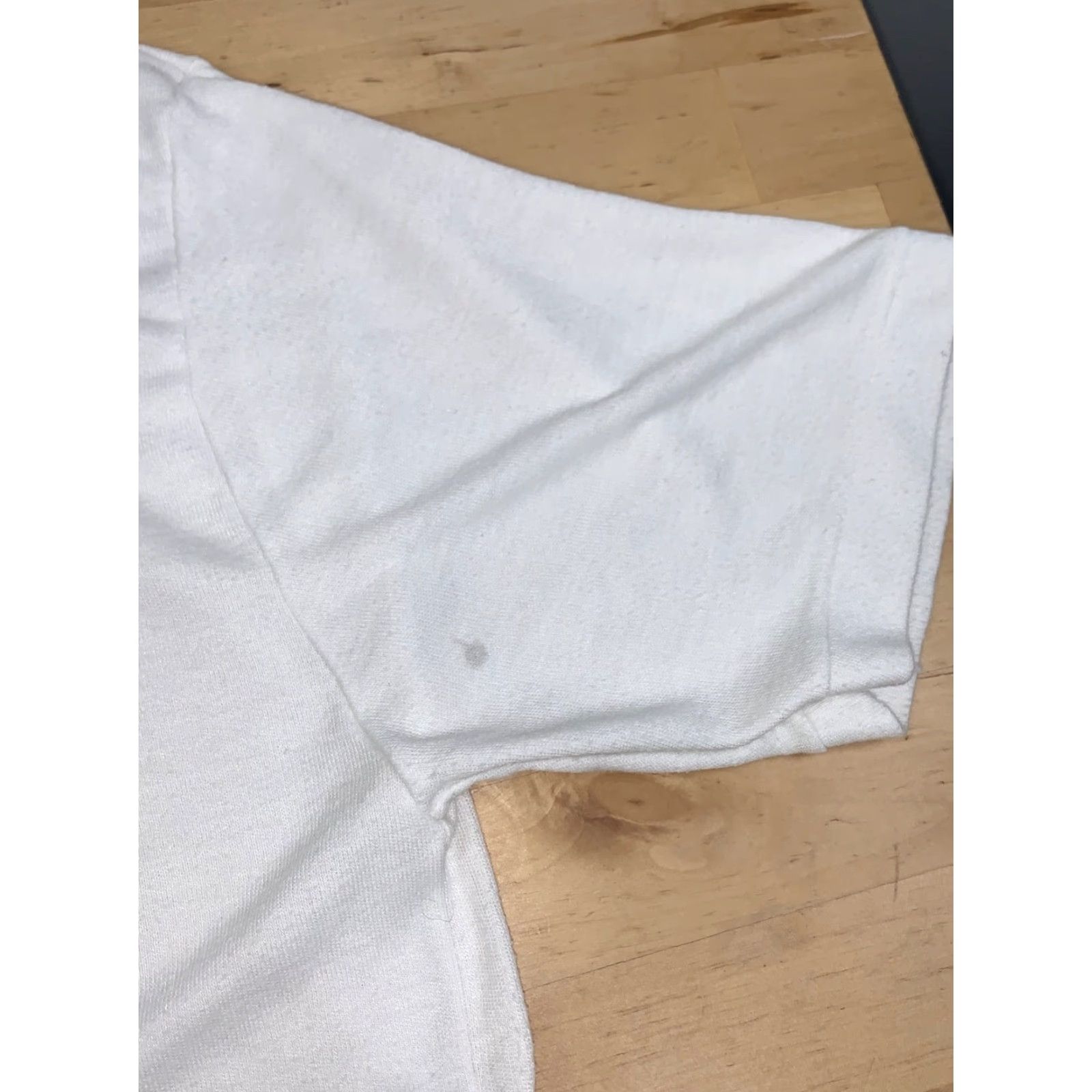 J Brand VINTAGE Neptune 80s Bicycle Shirt Mens XL White Cotton Short Sleeve Crew Neck 12160 Size US XL / EU 56 / 4 - 4 Thumbnail