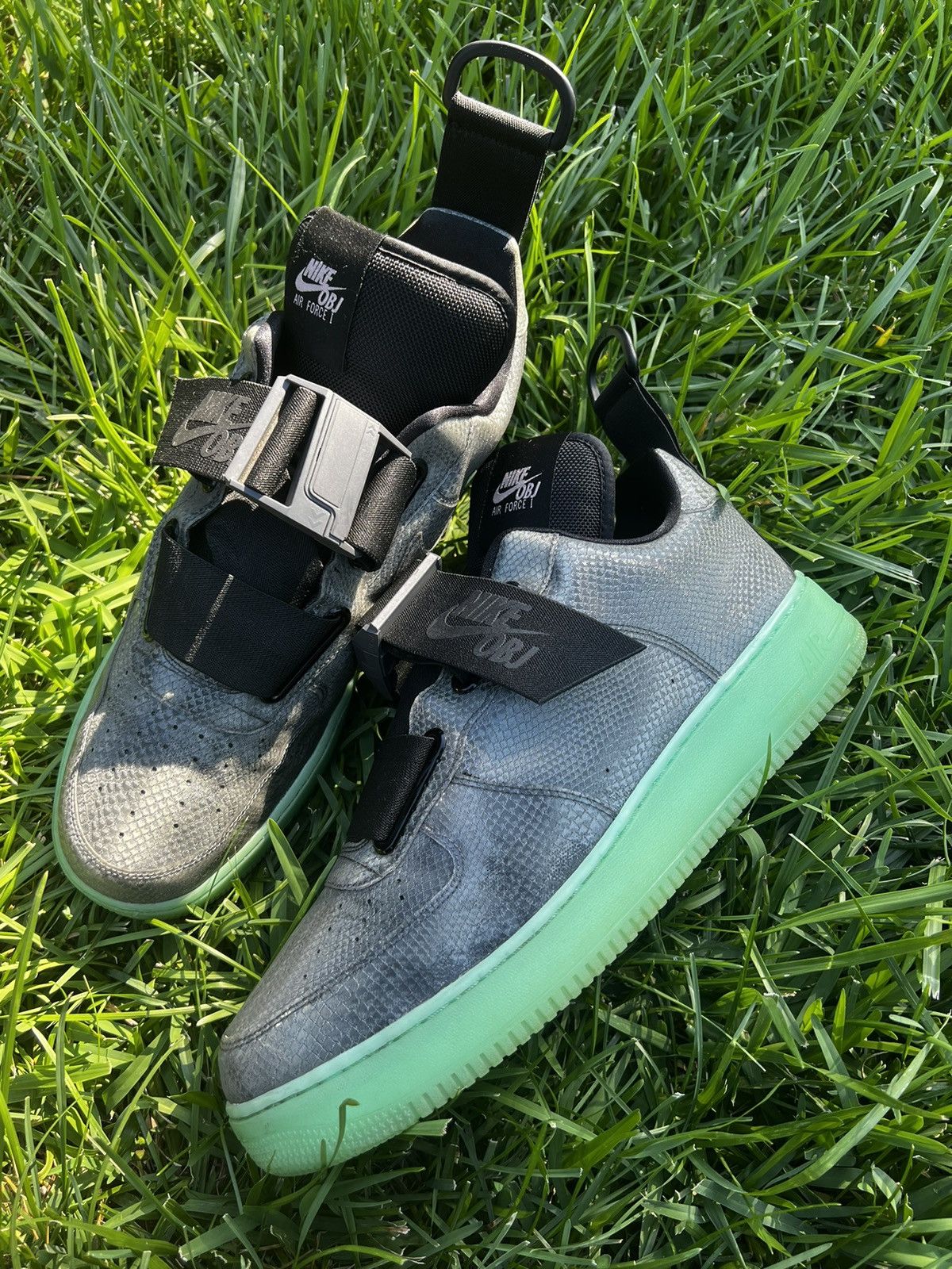 Nike CLEAN Nike AF1 size 14 OBJ Utility Air Force 1 Grey Glow Size US 14 / EU 47 - 1 Thumbnail
