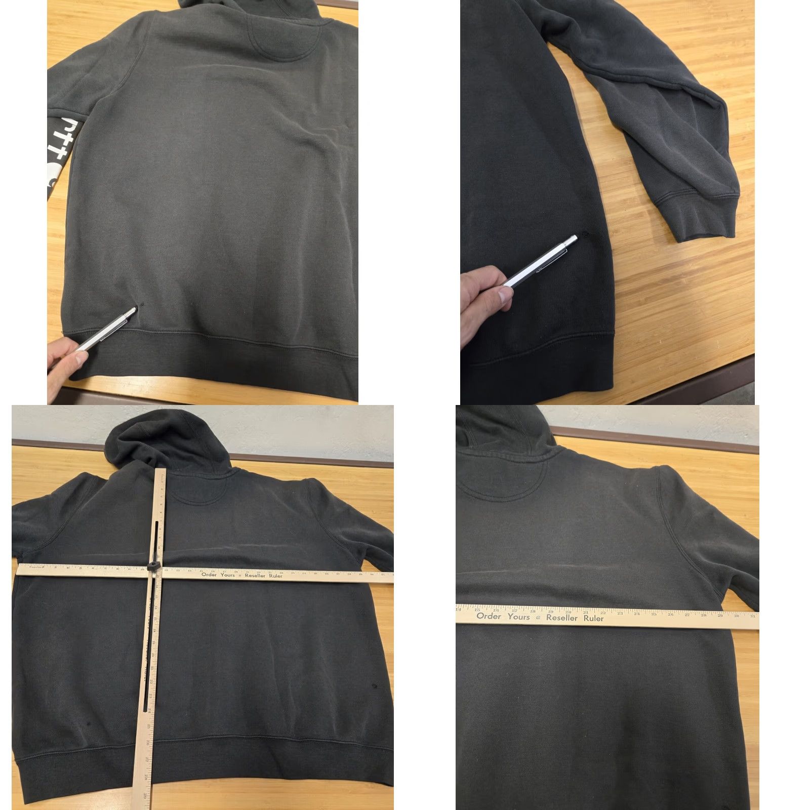 Carhartt Carhartt Hoodie Men 2XL Black Fleece Pullover Sweatshirt Hooded Pockets Stretch Workwear Casual Size US XXL / EU 58 / 5 - 8 Thumbnail