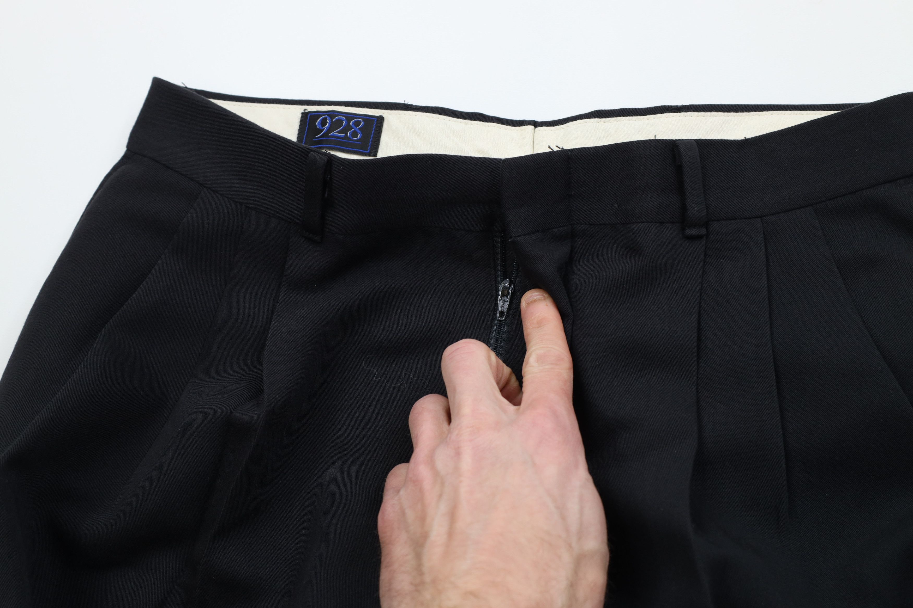 Vintage Vintage 90s Streetwear Gabardine Blend Chino Pants Black USA Size US 30 / EU 46 - 8 Thumbnail