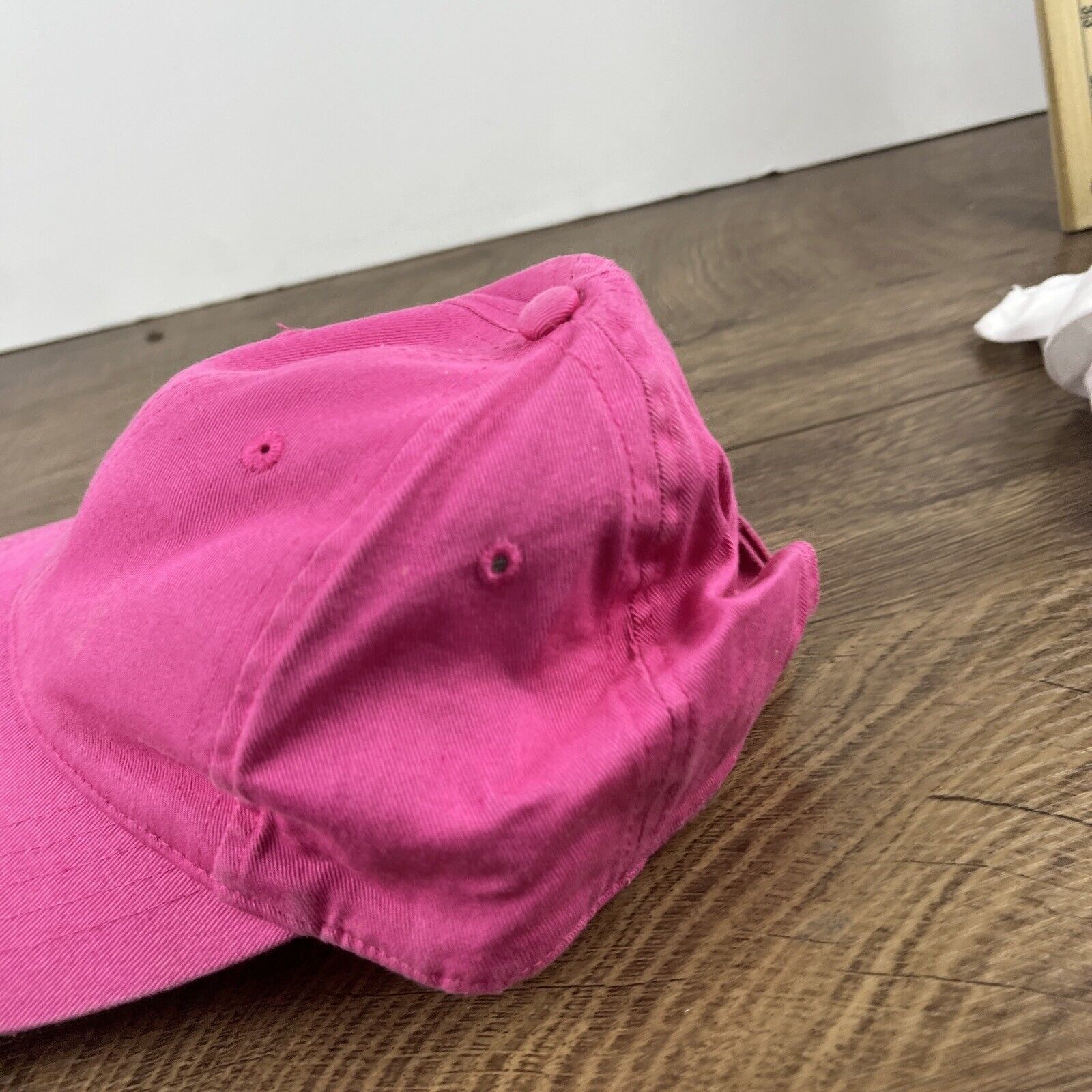 Other Plain Pink Hat Baseball Cap Pink Hat Adjustable Adult Size H Size ONE SIZE - 8 Thumbnail