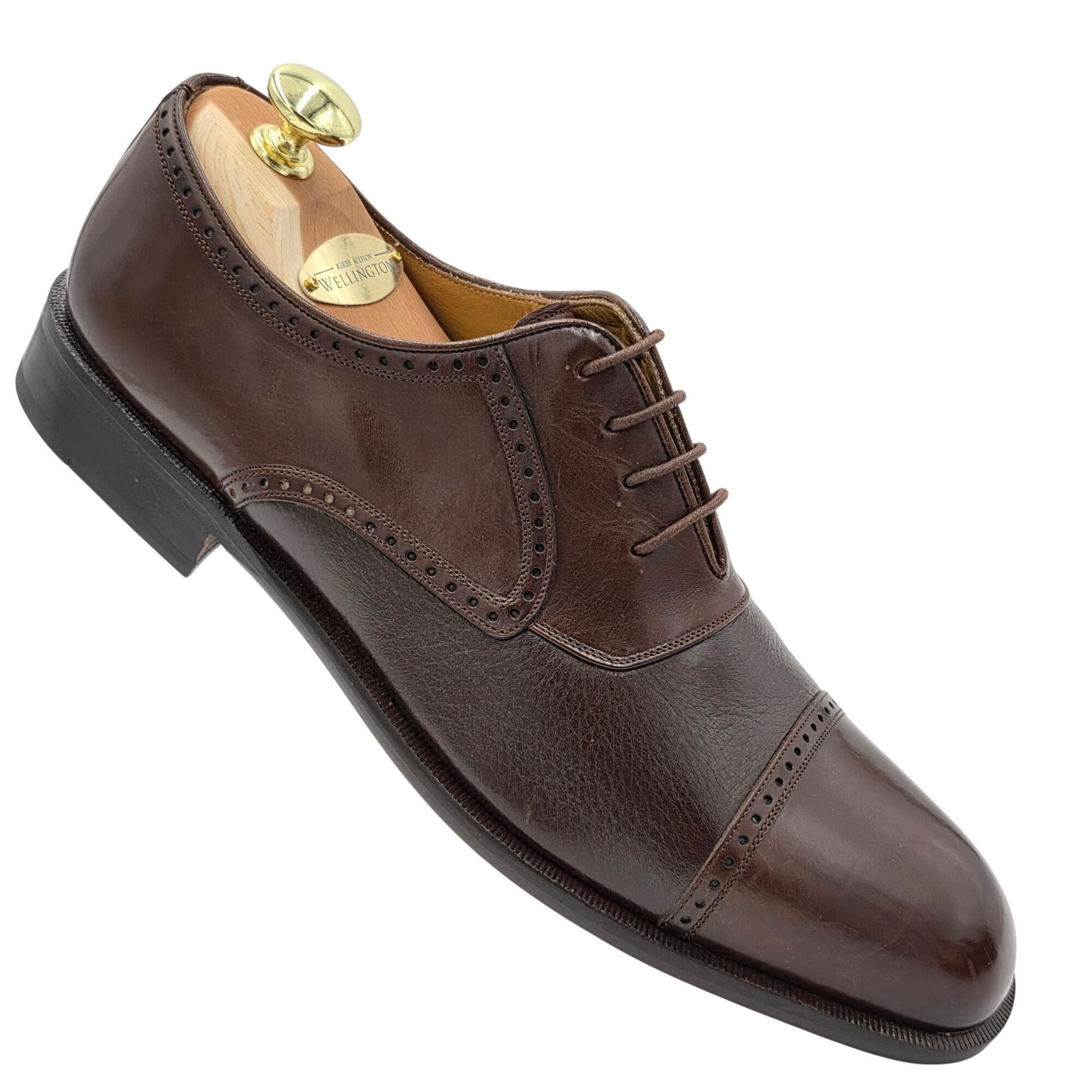 Mezlan NEW Mezlan Spain Mens 10B Brown Soft Deerskin Leather Dress Size US 10 / EU 43 - 11 Thumbnail