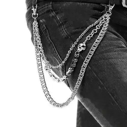 Jewelry Variations Jeans Punk Wallet Chain Size ONE SIZE - 1 Thumbnail