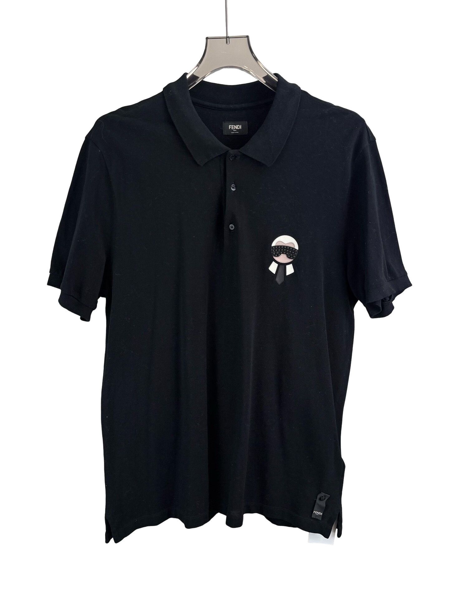 Fendi Fendi Karlito Patch Polo Shirt Size XL Size US XL / EU 56 / 4 - 1 Thumbnail