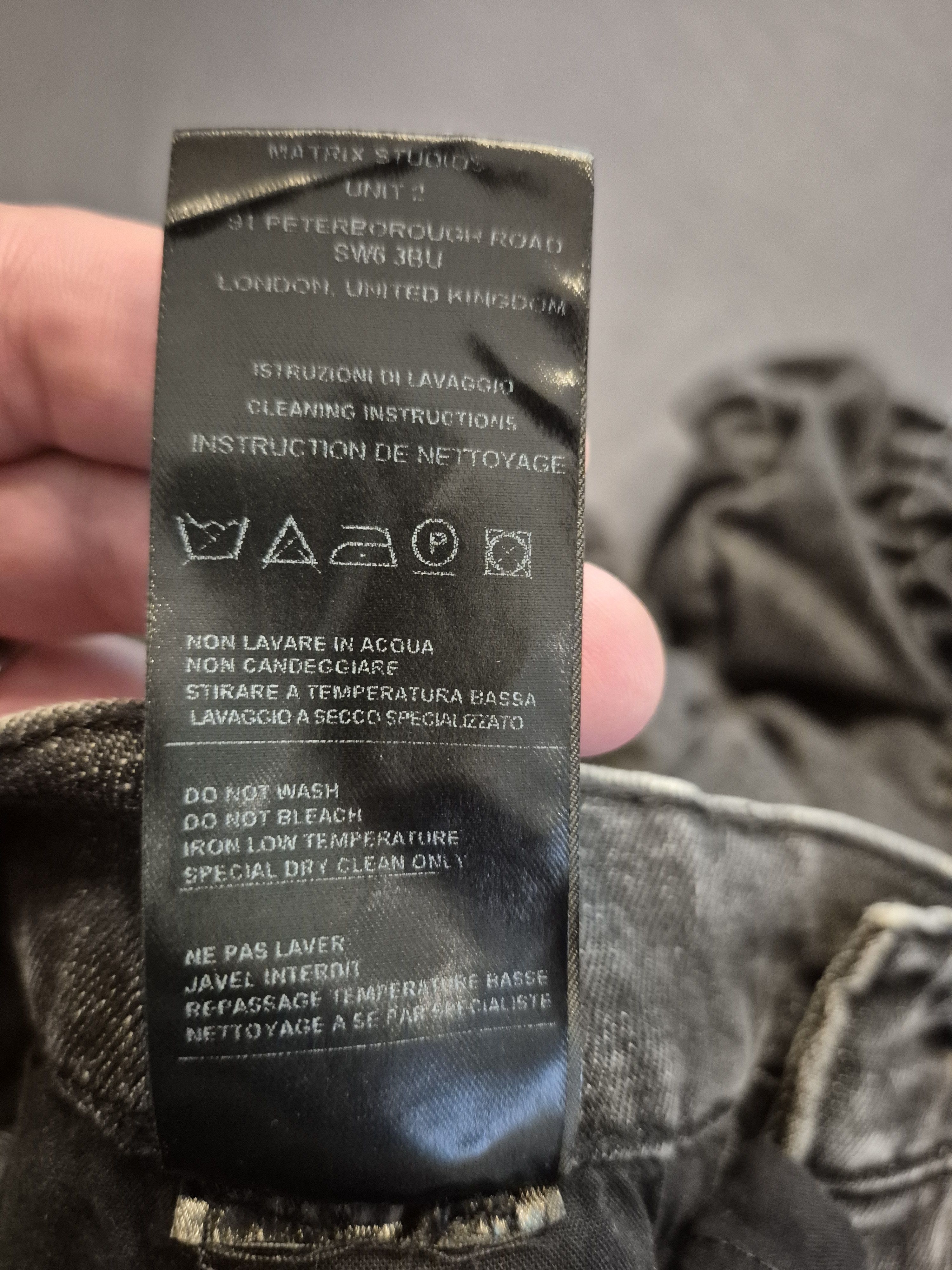 Marc Jacques Burton MJB Marc Jacques Burton Black Stack Acid Wash Jeans Size US 32 / EU 48 - 8 Thumbnail