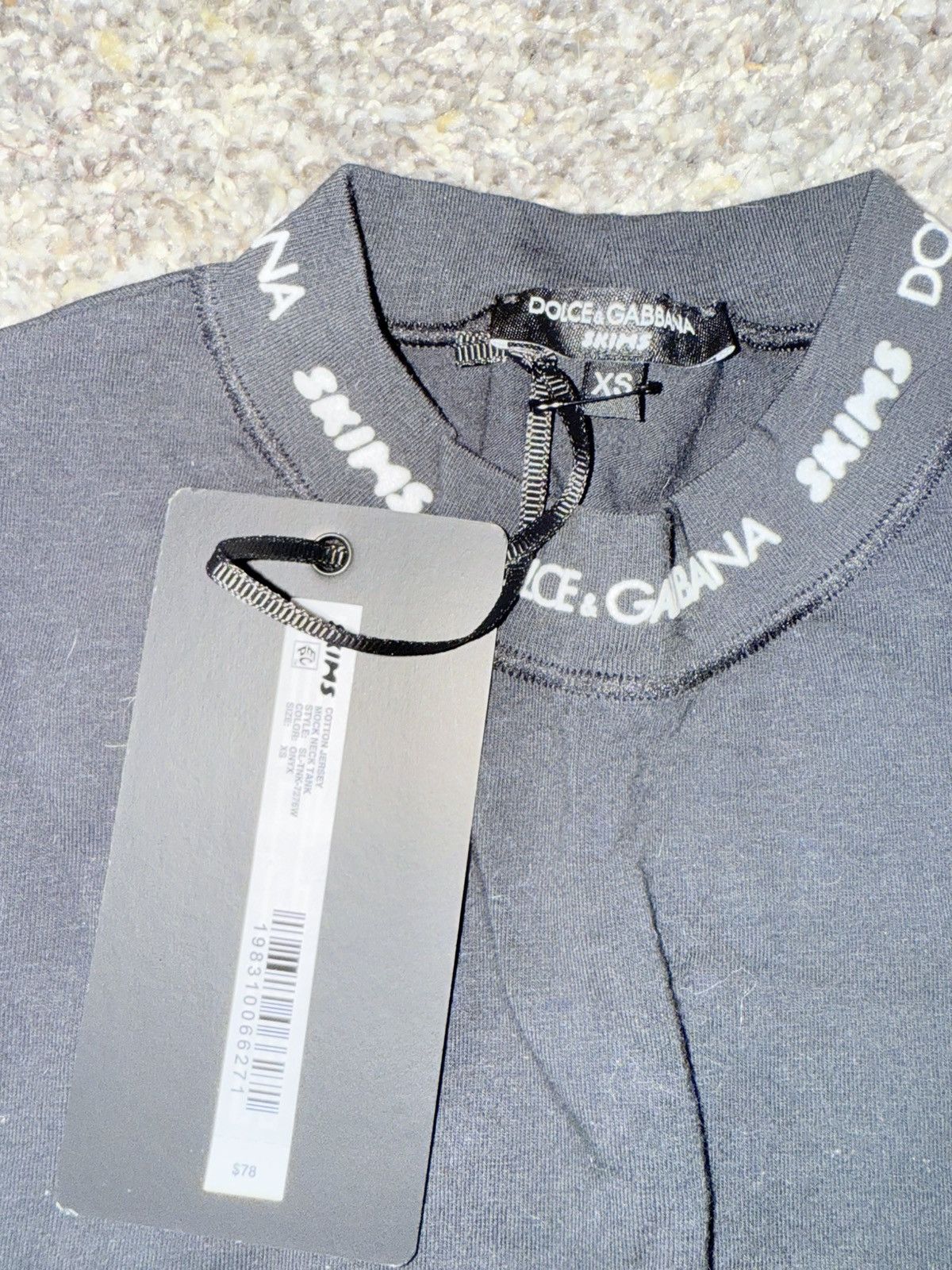 Dolce & Gabbana × SKIMS SKIMS x DOLCE Gabbana Top Size XS / US 0-2 / IT 36-38 - 2 Thumbnail