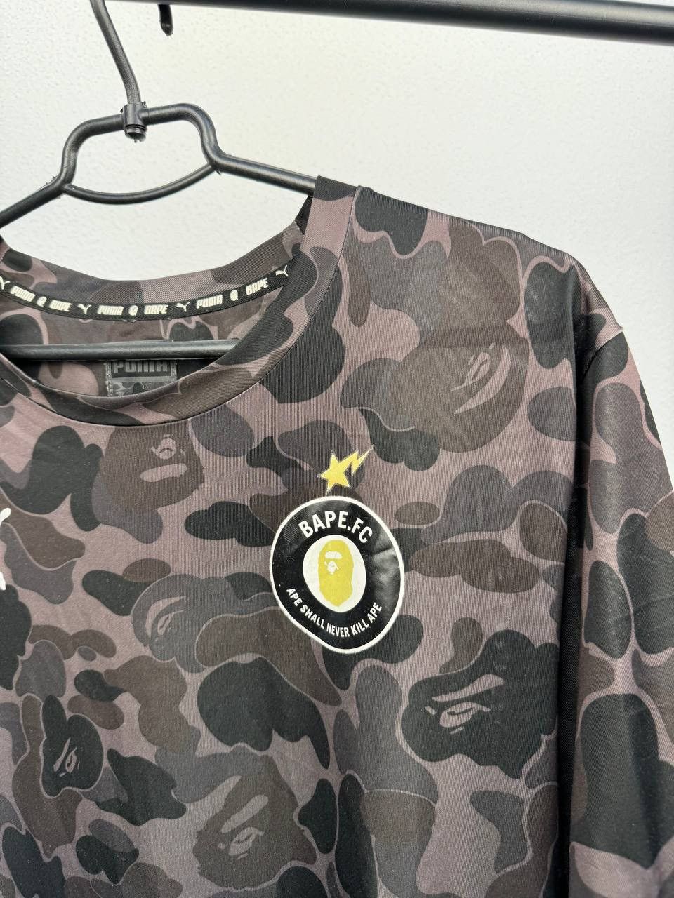 Bape × Puma Bape x Puma FC Jersey | Grailed