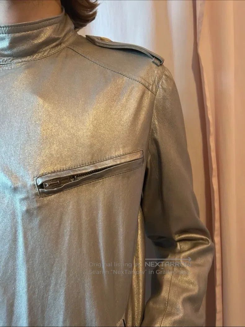 Ann Demeulemeester Ann Demeulemeester 48 silver jacket Size US XXS / EU 40 - 4 Thumbnail