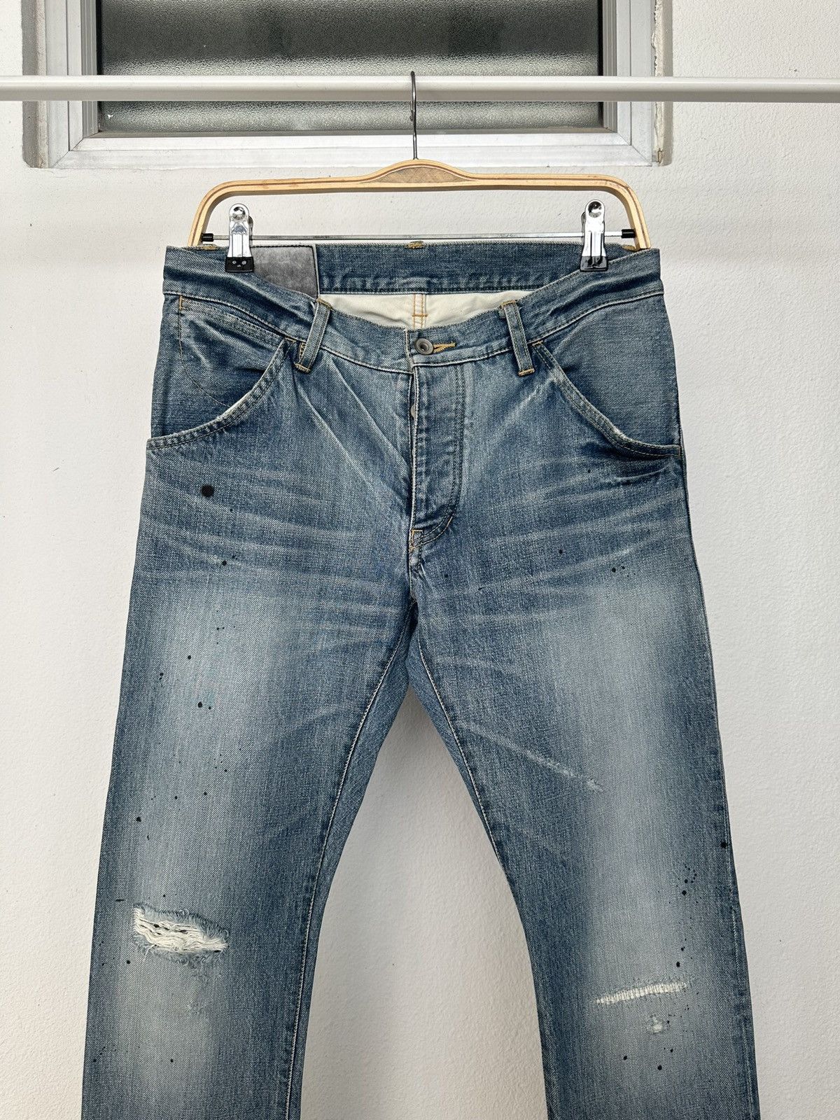 Kazuyuki Kumagai Attachment 2010's Attachment Japan distressed blue denim Size US 32 / EU 48 - 10 Thumbnail