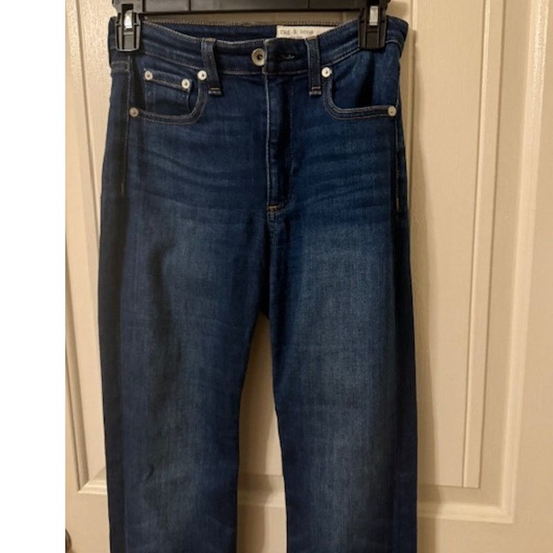 Rag & Bone Rag & Bone Nina High Rise Ankle Flare Jeans In Crossfield 24 Size 24" / US 00 / IT 34 - 7 Thumbnail