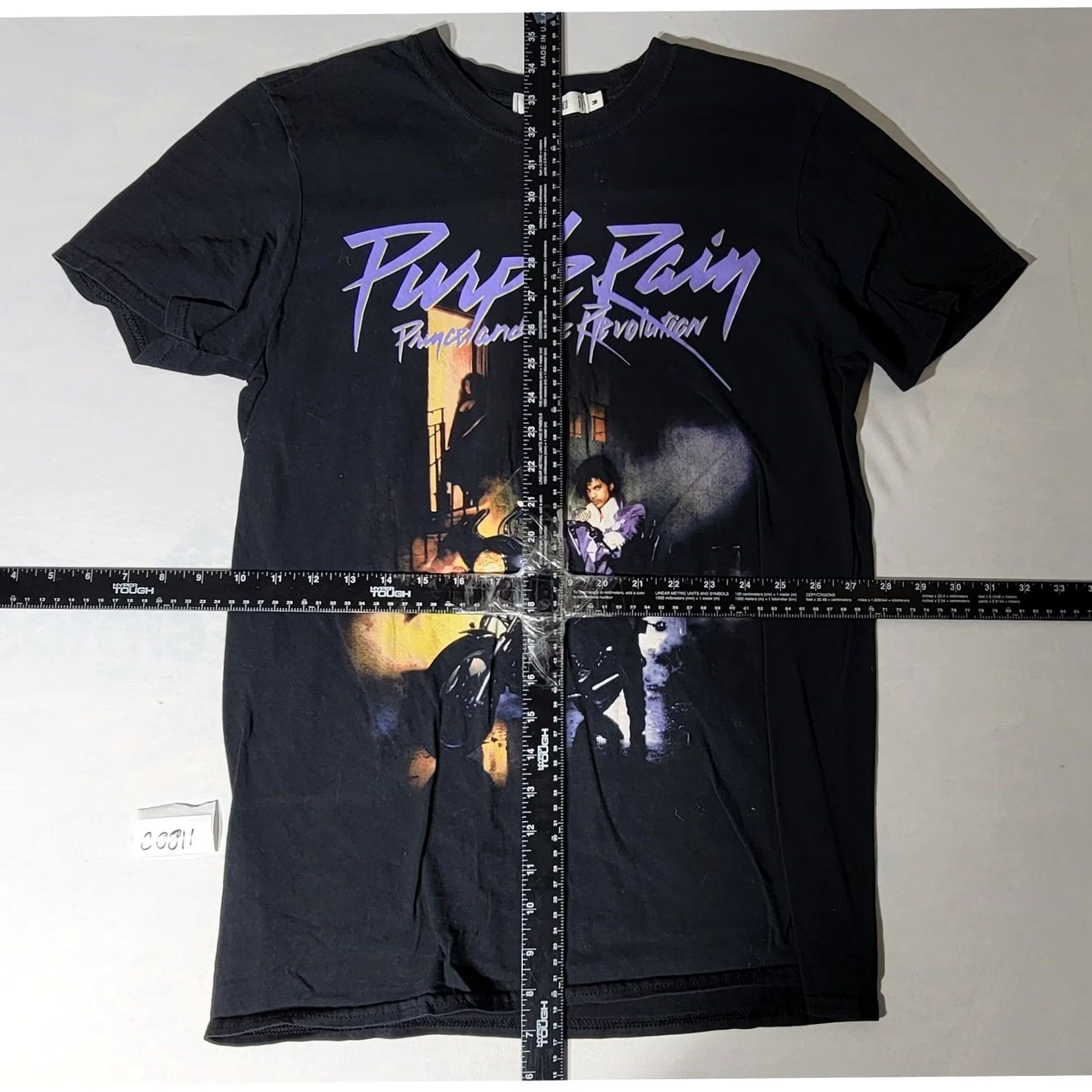 Missguided Missguided Prince Purple Rain Graphic Shirt Black Mens Medium Short Sleeve Music 80s Size US M / EU 48-50 / 2 - 5 Thumbnail