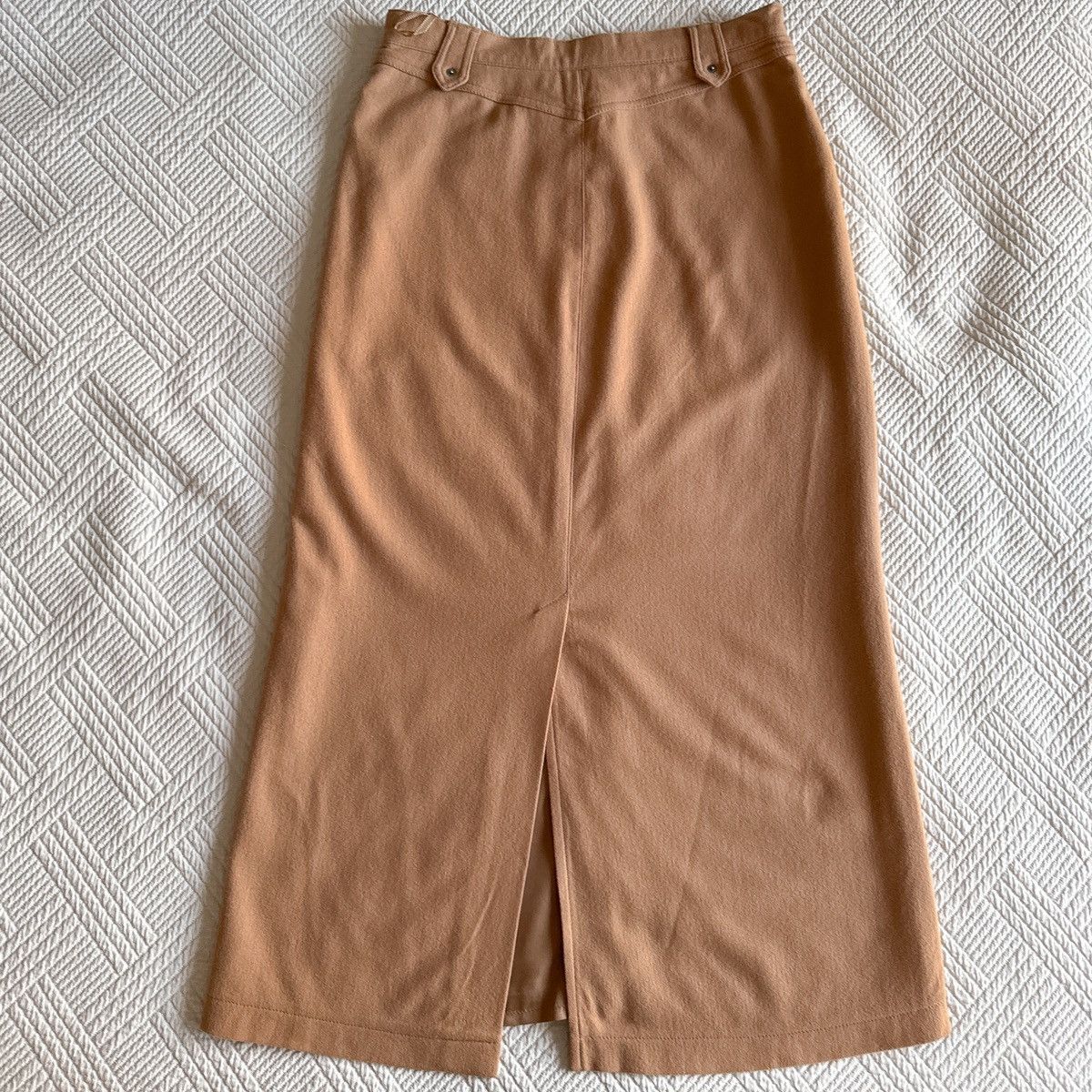 Hysteric Glamour Vintage boho 2000s maxi beige wool skirt y2k CHLOE style Size 32" / US 10 / IT 46 - 2 Thumbnail