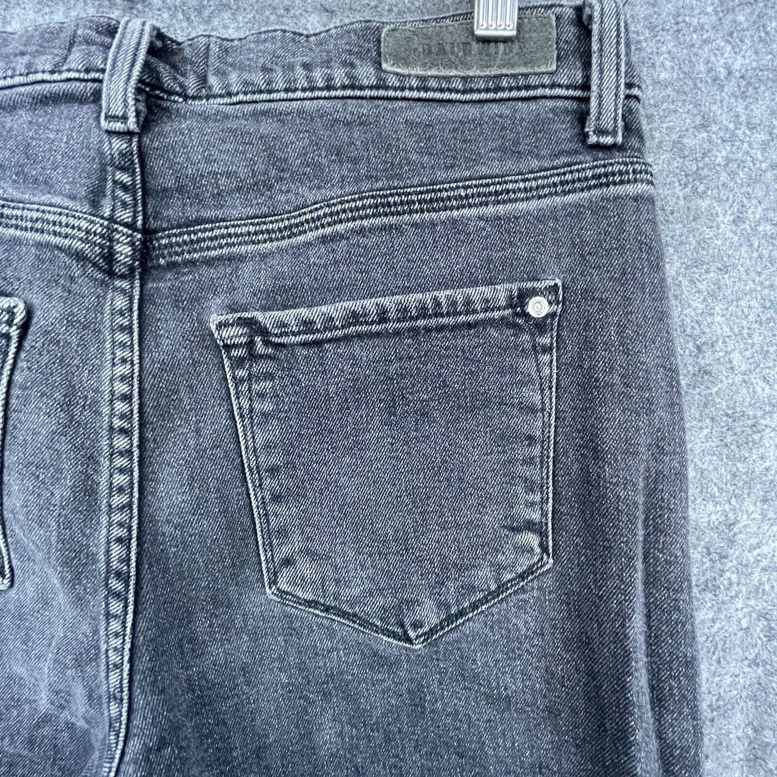 Baldwin Baldwin Kansas City Jeans Womens 31 Black Lola Straight USA Size 31" - 5 Thumbnail