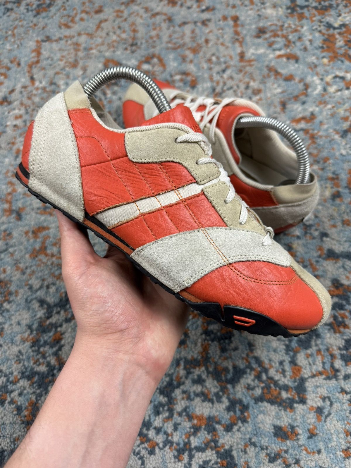 Diesel × Vintage Vintage 2000s Diesel low profile leather suede sneakers Size US 8 / IT 38 - 1 Thumbnail