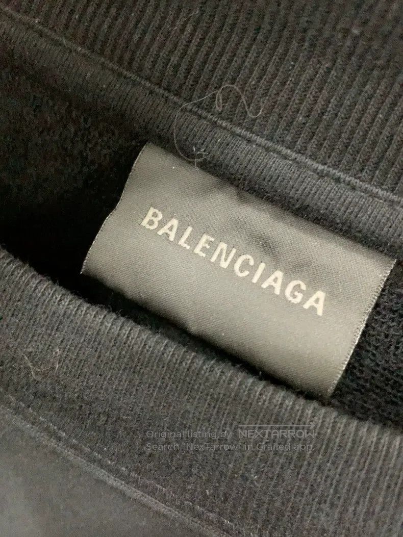 Balenciaga Balenciaga Black Logo Hoodie Size US M / EU 48-50 / 2 - 2 Thumbnail