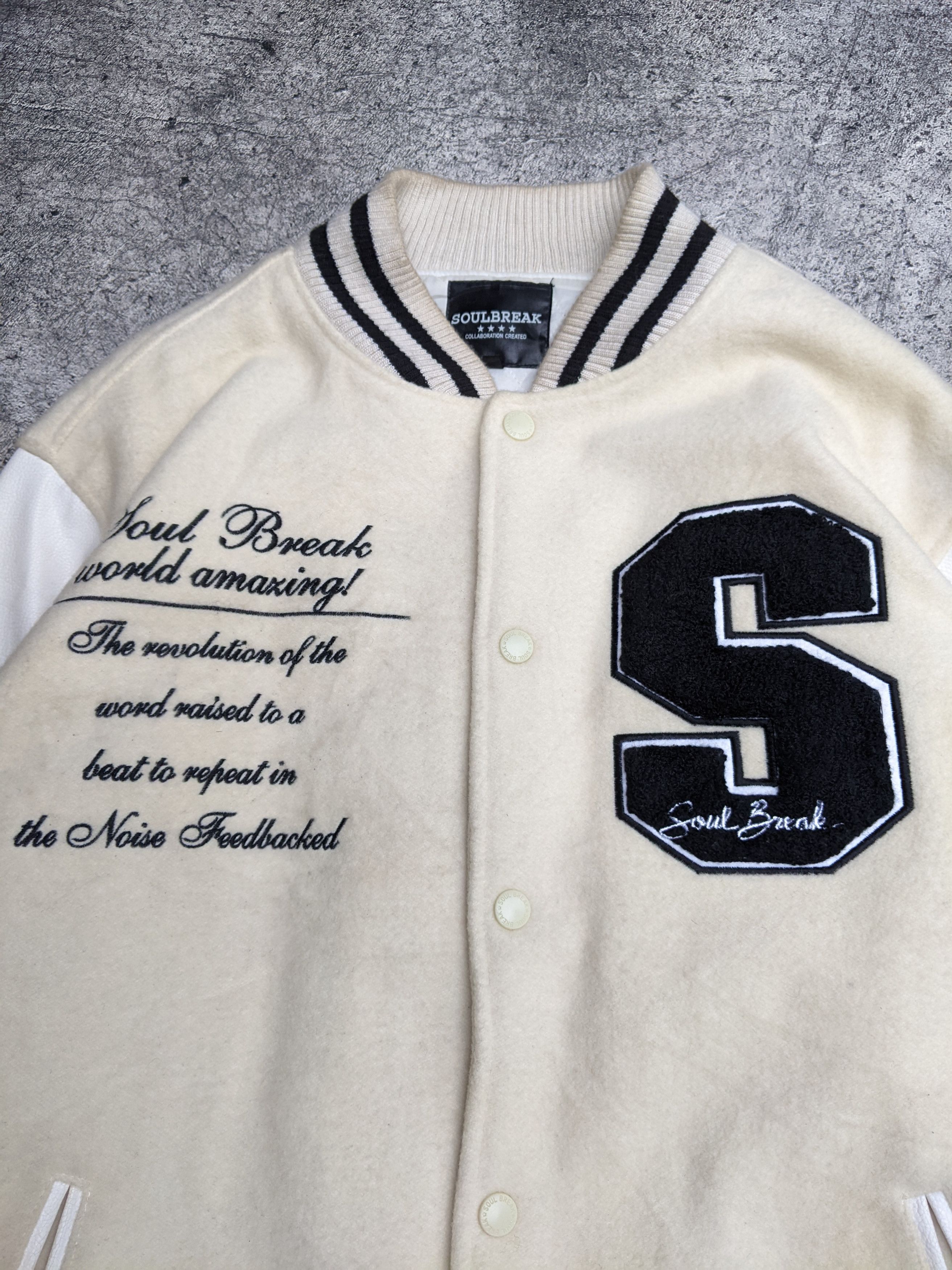 Vintage Soul Break Ovesize Varsity Jacket Size US XL / EU 56 / 4 - 7 Thumbnail