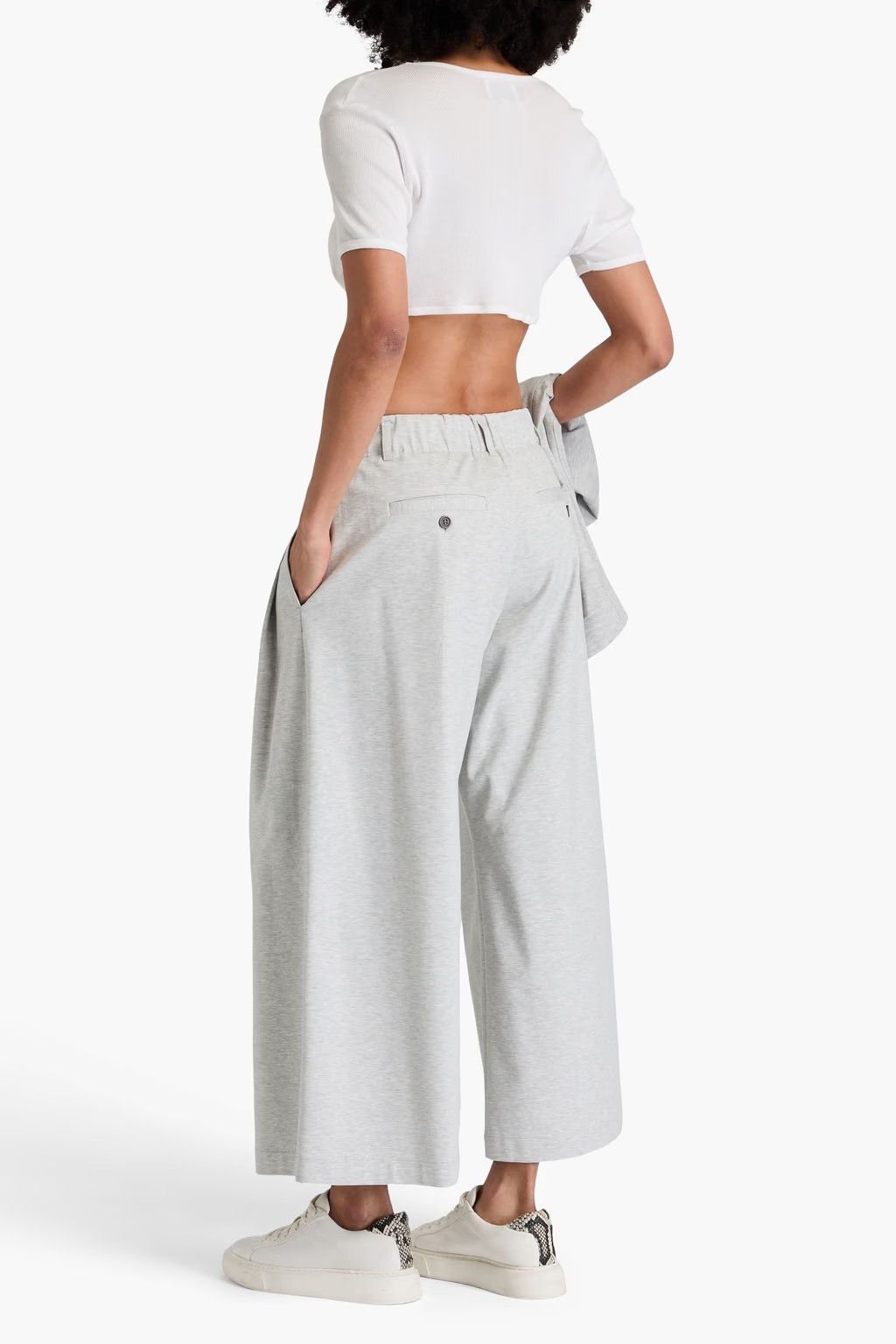 Brunello Cucinelli o1y0725 Casual Pant in Light Gray Size 32" / US 10 / IT 46 - 3 Thumbnail