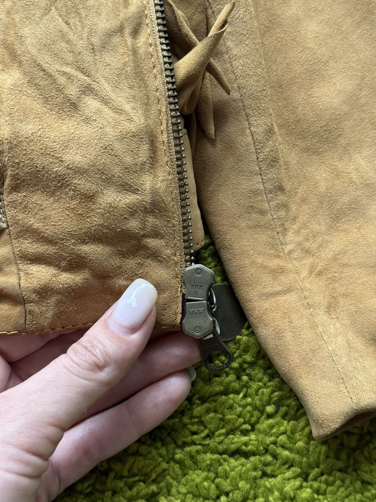 Cavalli Class × Just Cavalli × Roberto Cavalli Cavalli class 2000s vintage suede leather patchwork jacket Size M / US 6-8 / IT 42-44 - 10 Thumbnail