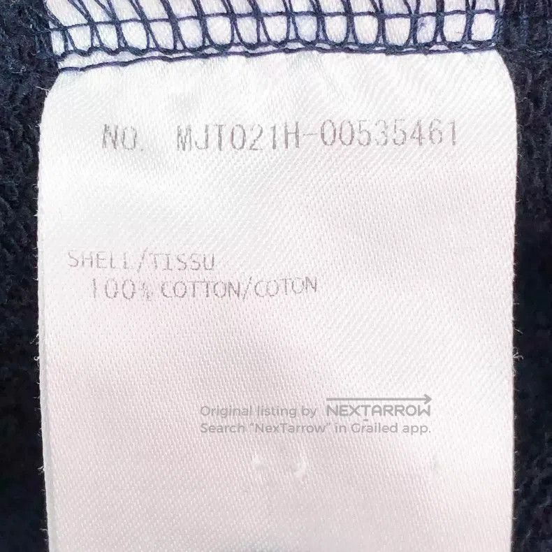 Thom Browne Thom Browne Classic Four Stripe Navy Blue Round Neck Sweat Size US L / EU 52-54 / 3 - 6 Thumbnail