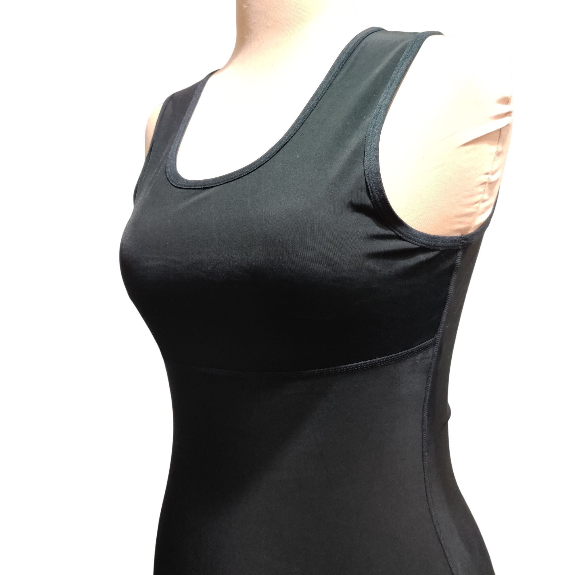 Other LGTFY XL Womens Top Black Shaping Tank Scoop Neck Stretch Co Size ONE SIZE - 6 Thumbnail
