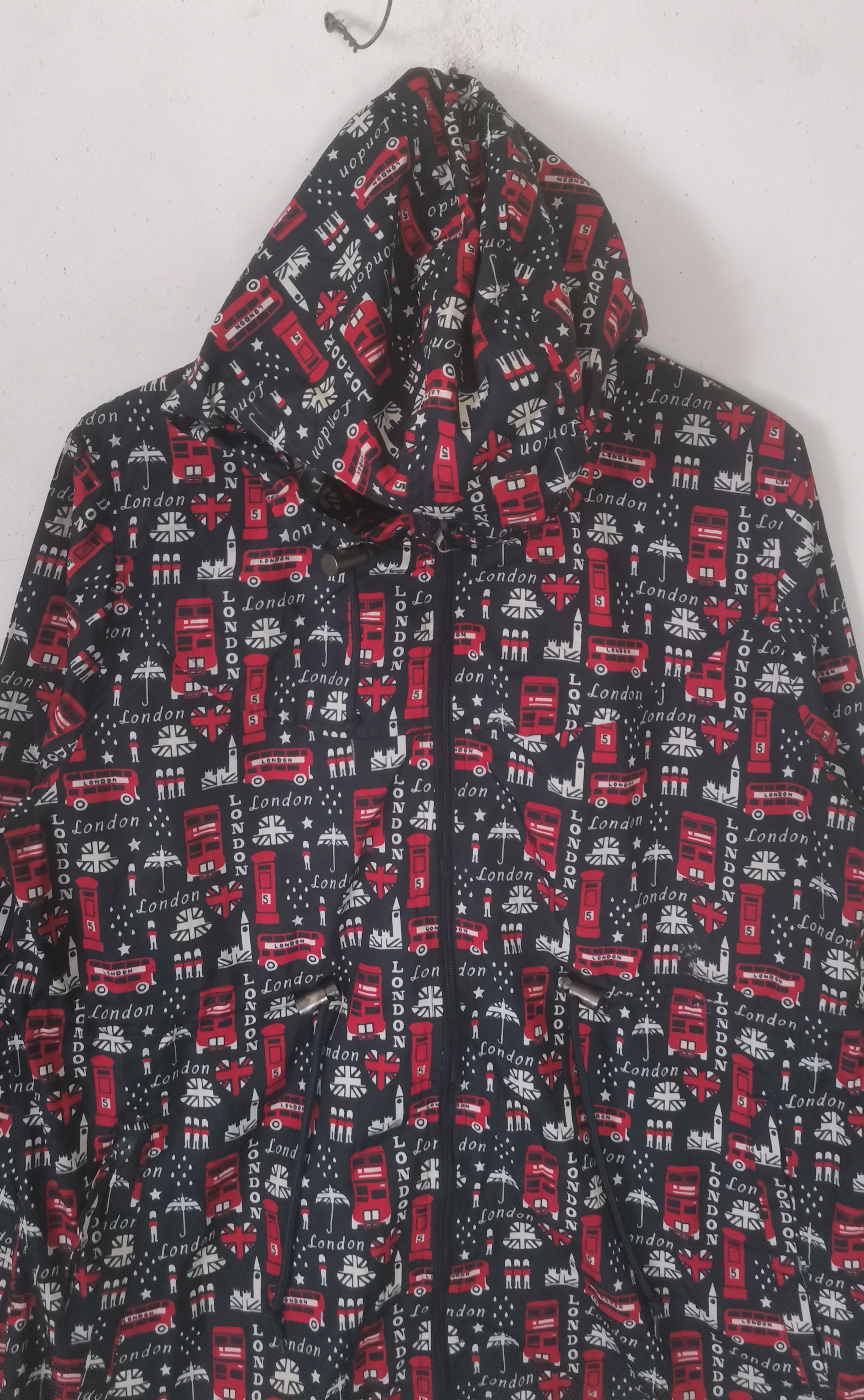 Designer × Vintage Rare Parka in a pocket parkas full print over Size US M / EU 48-50 / 2 - 2 Thumbnail