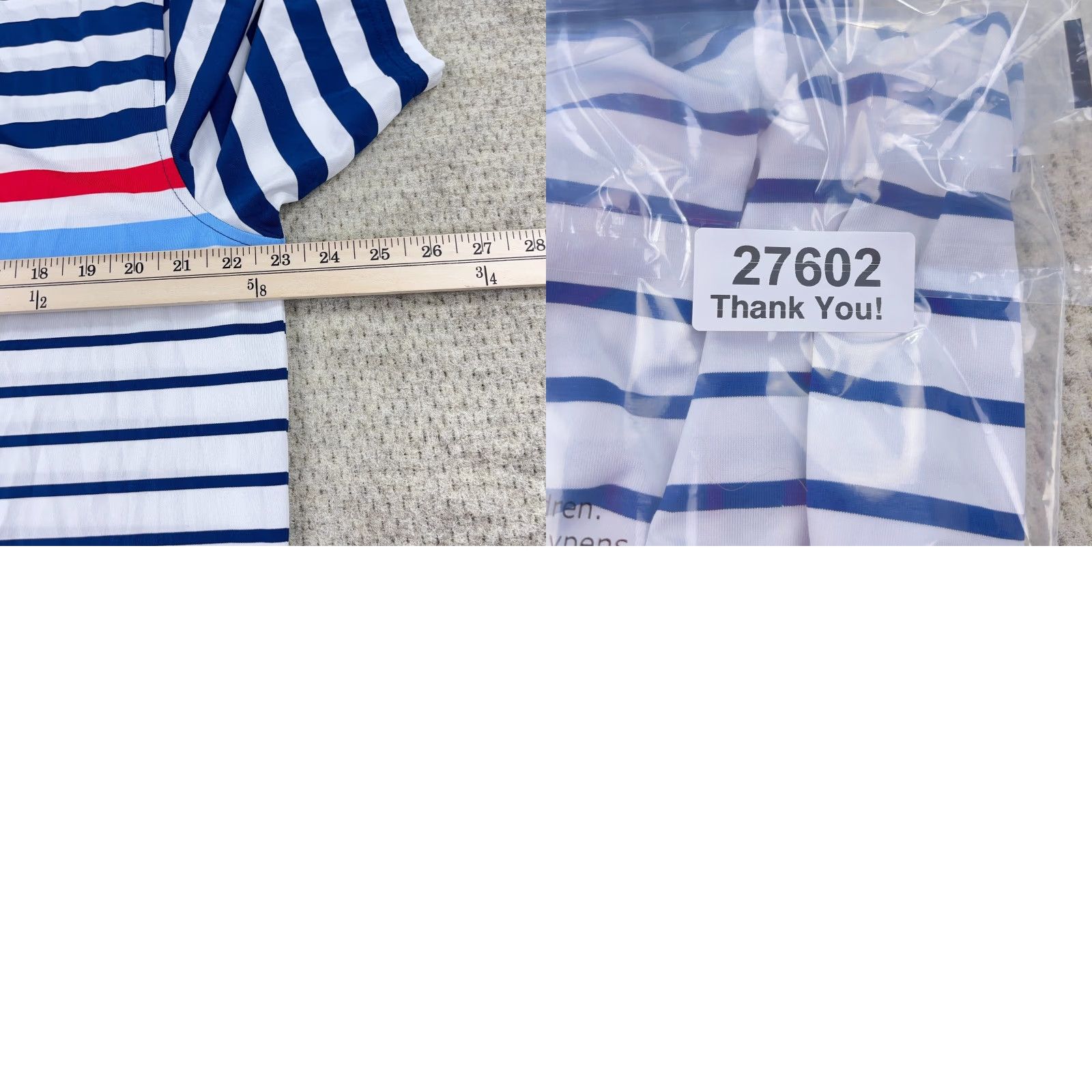 Southern Tide Southern Tide Polo Shirt Men Large Blue White Red Performance Wicking Golf Adult Size US L / EU 52-54 / 3 - 8 Thumbnail