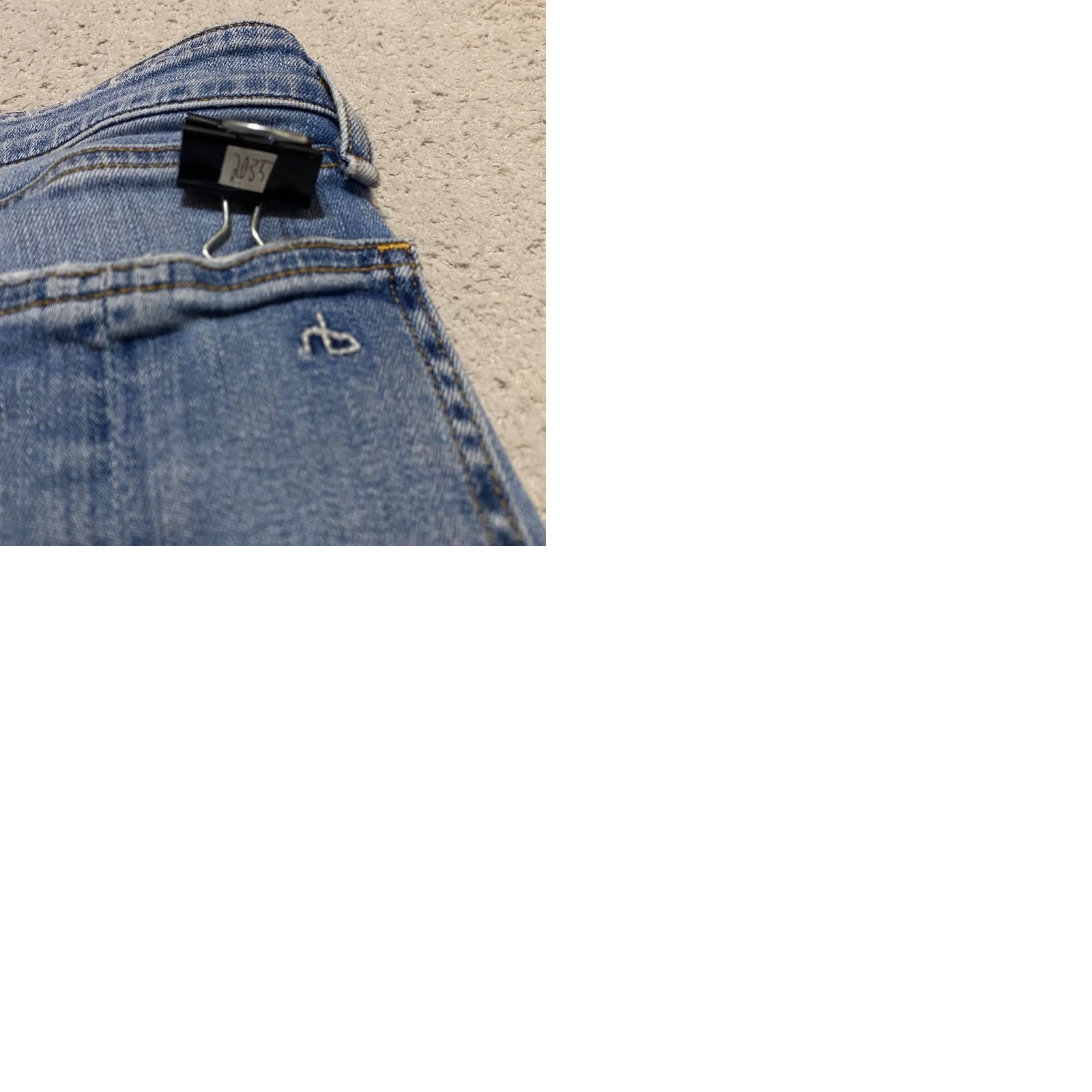 Rag & Bone rag & bone Jeans Womens 28 Blue Denim Medium Distressed High Rise Skinny Vintage No Size 28" / US 6 / IT 42 - 9 Thumbnail