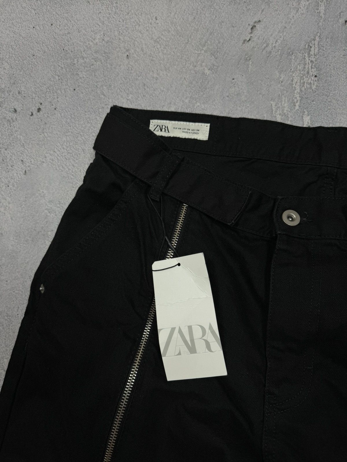 Other Zara Opium jeans with zippers y2k rick banana Size US 34 / EU 50 - 6 Thumbnail