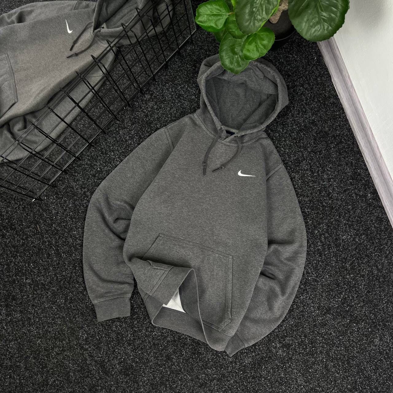 Vintage Nike Sweatshirt Adult XL Grey Pullover Swoosh Spell