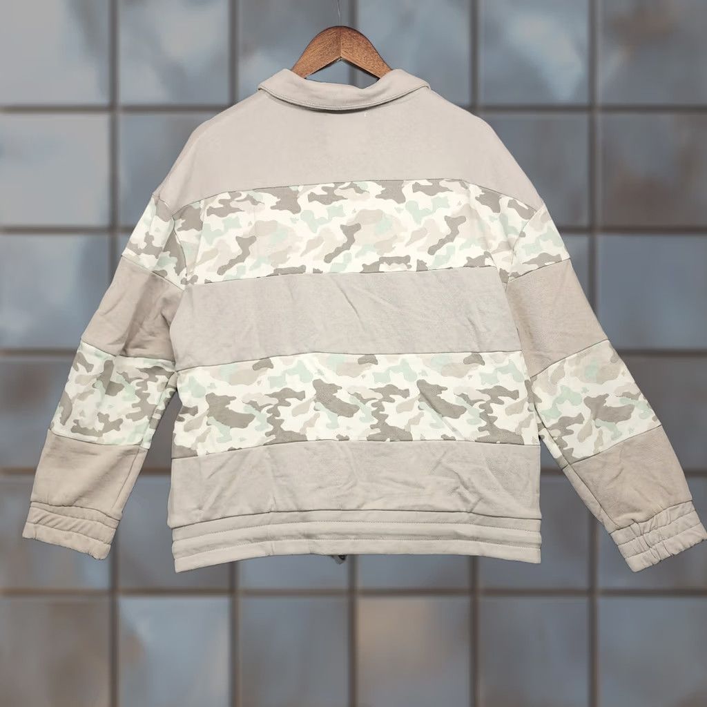 Vintage VINTAGE Simply Southern Pullover Sweatshirt Camouflage Gray L Women 1/4 Quarter Zip Pockets Casual Size L / US 10 / IT 46 - 1 Thumbnail
