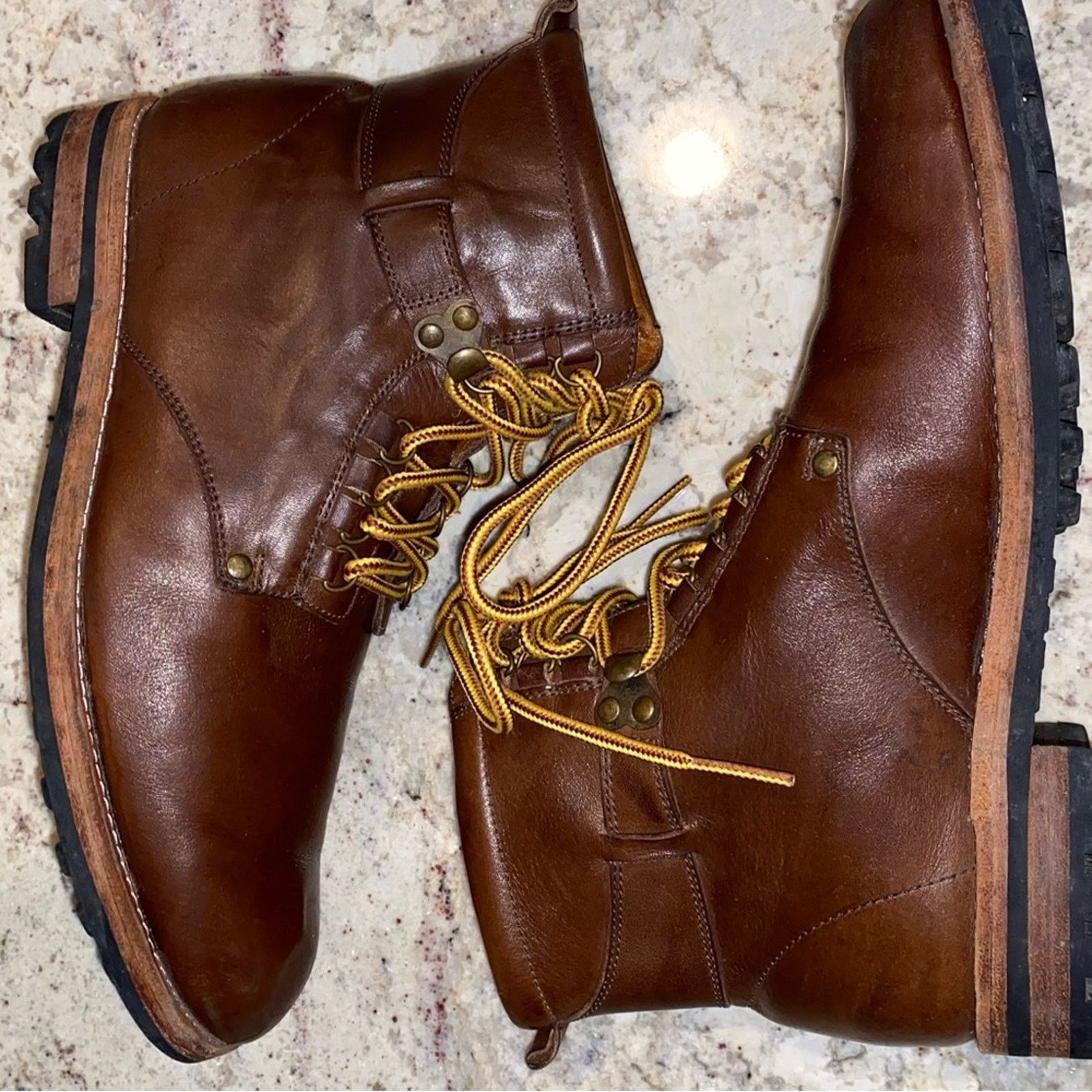 Rachel Comey Rachel Comey $400 Mens Burnside Trench Boot Brown Leather 8 Size US 8 / EU 41 - 4 Thumbnail