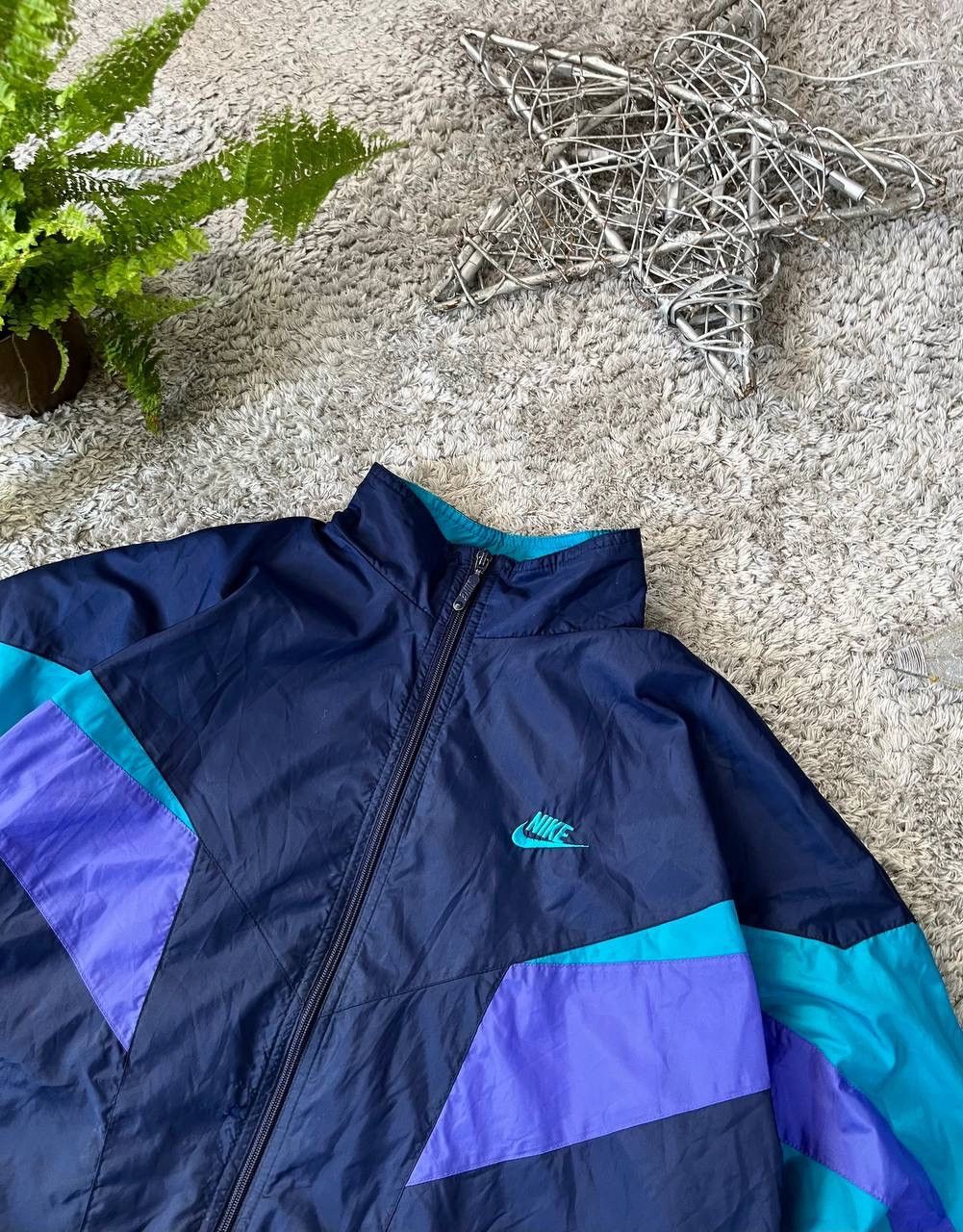 Vintage 90s Nike Big Logo Jacket Swoosh Rare