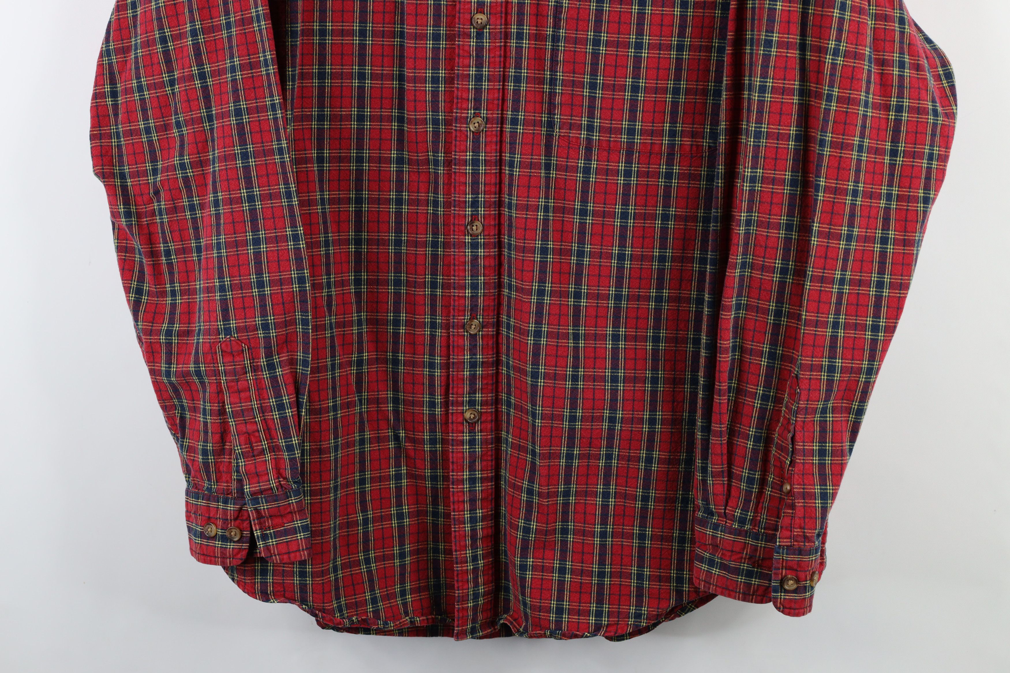 Eddie Bauer × Vintage Vintage 90s Eddie Bauer Heavyweight Canvas Button Down Shirt Size US L / EU 52-54 / 3 - 3 Thumbnail