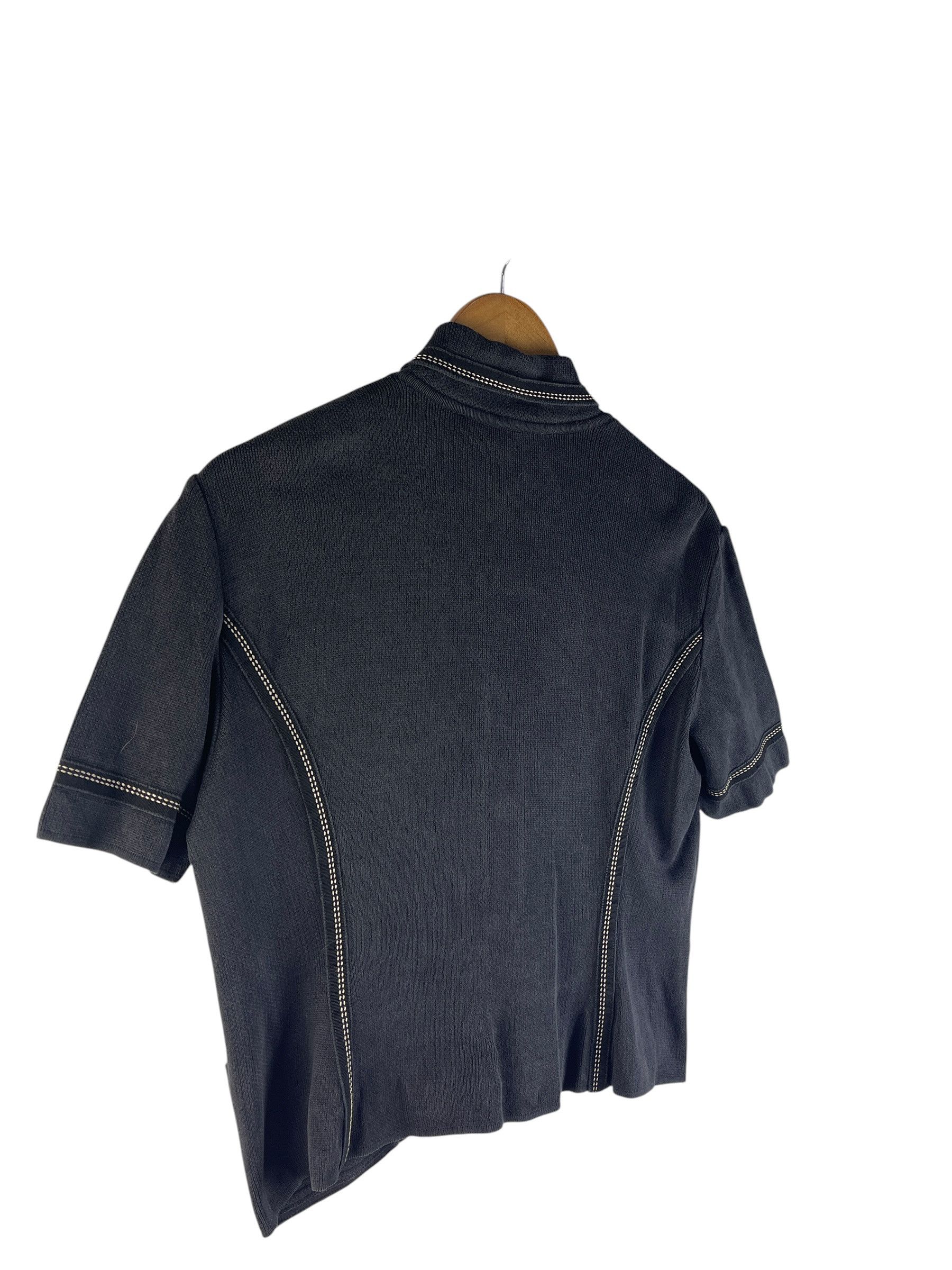 Salvatore Ferragamo Vintage Salvatore Ferragamo Cropped Button Top Contrast Size M / US 6-8 / IT 42-44 - 7 Thumbnail