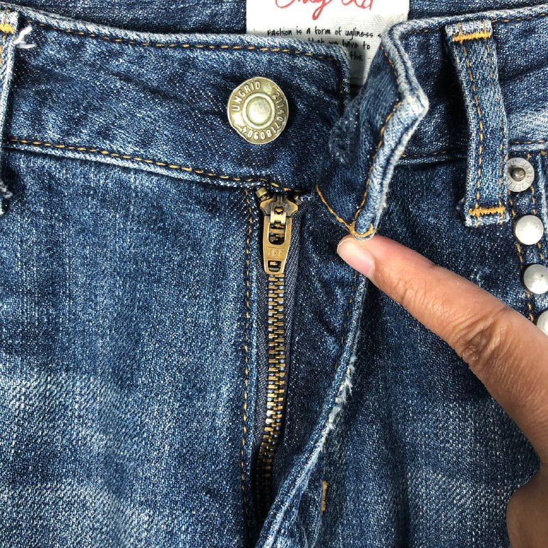 Japanese Brand × Vintage Vintage Ungrid Distressed Denim Size US 30 / EU 46 - 9 Thumbnail