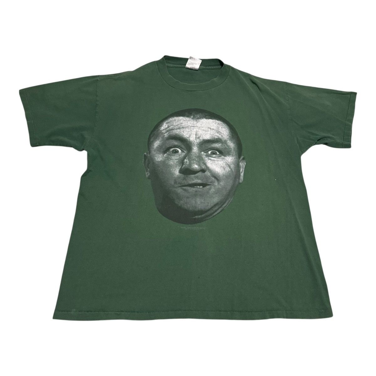 Vintage Vintage 90s Three Stooges Curly Big Head Shirt Men's XL Size US XL / EU 56 / 4 - 1 Thumbnail