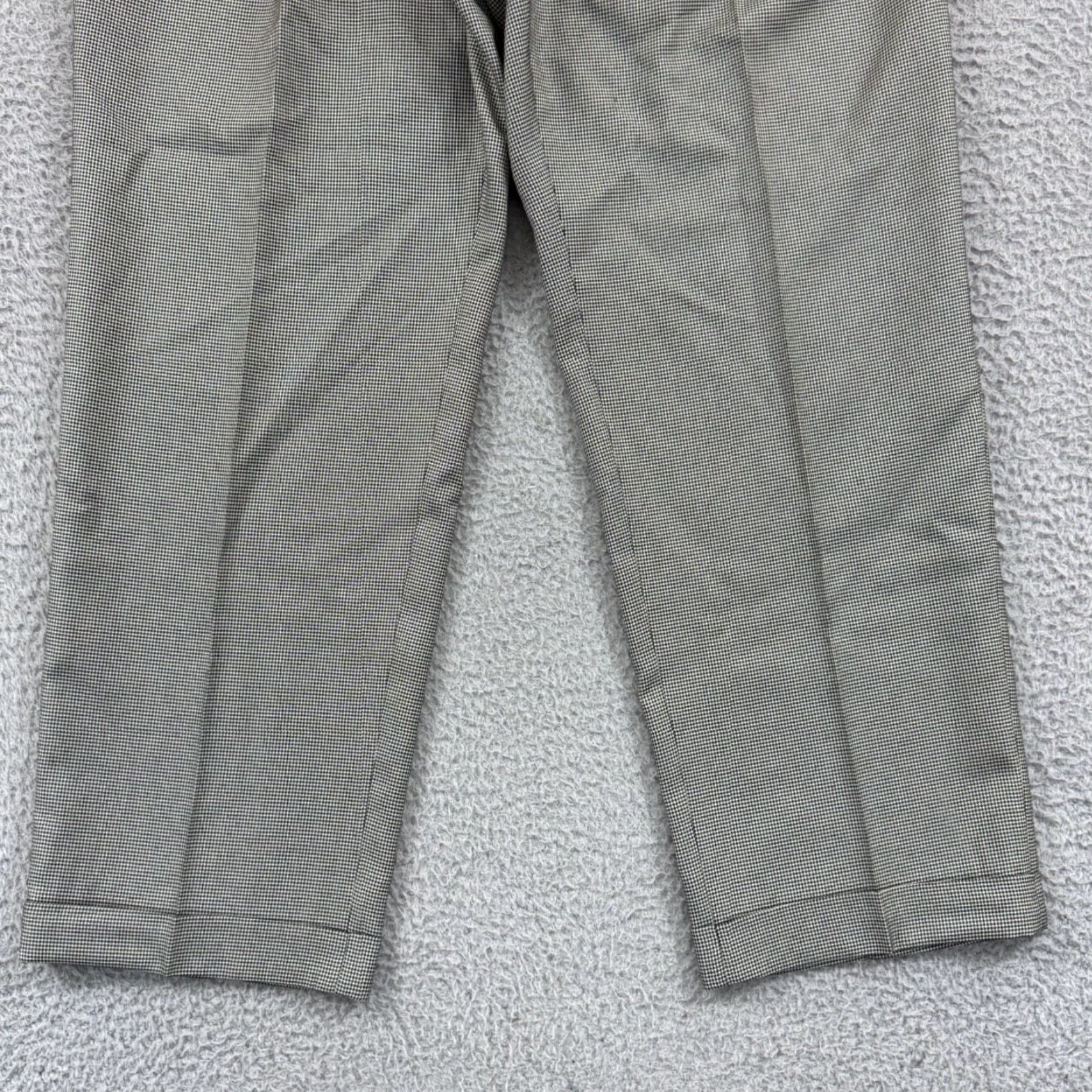 Ralph Lauren VINTAGE Lauren Ralph Lauren Pants Men 38x30 Check Dress Pants Formal Business Casual Party/Cocktail Travel Wedding Size US 38 / EU 54 - 2 Thumbnail