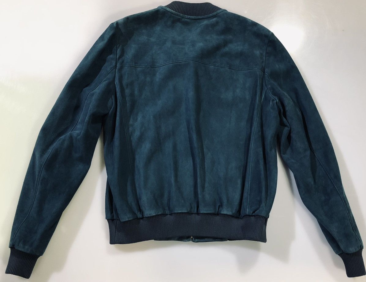 Brioni Brioni 🇮🇹 Blu suede silk lined bomber 50 NEW Size US M / EU 48-50 / 2 - 6 Thumbnail