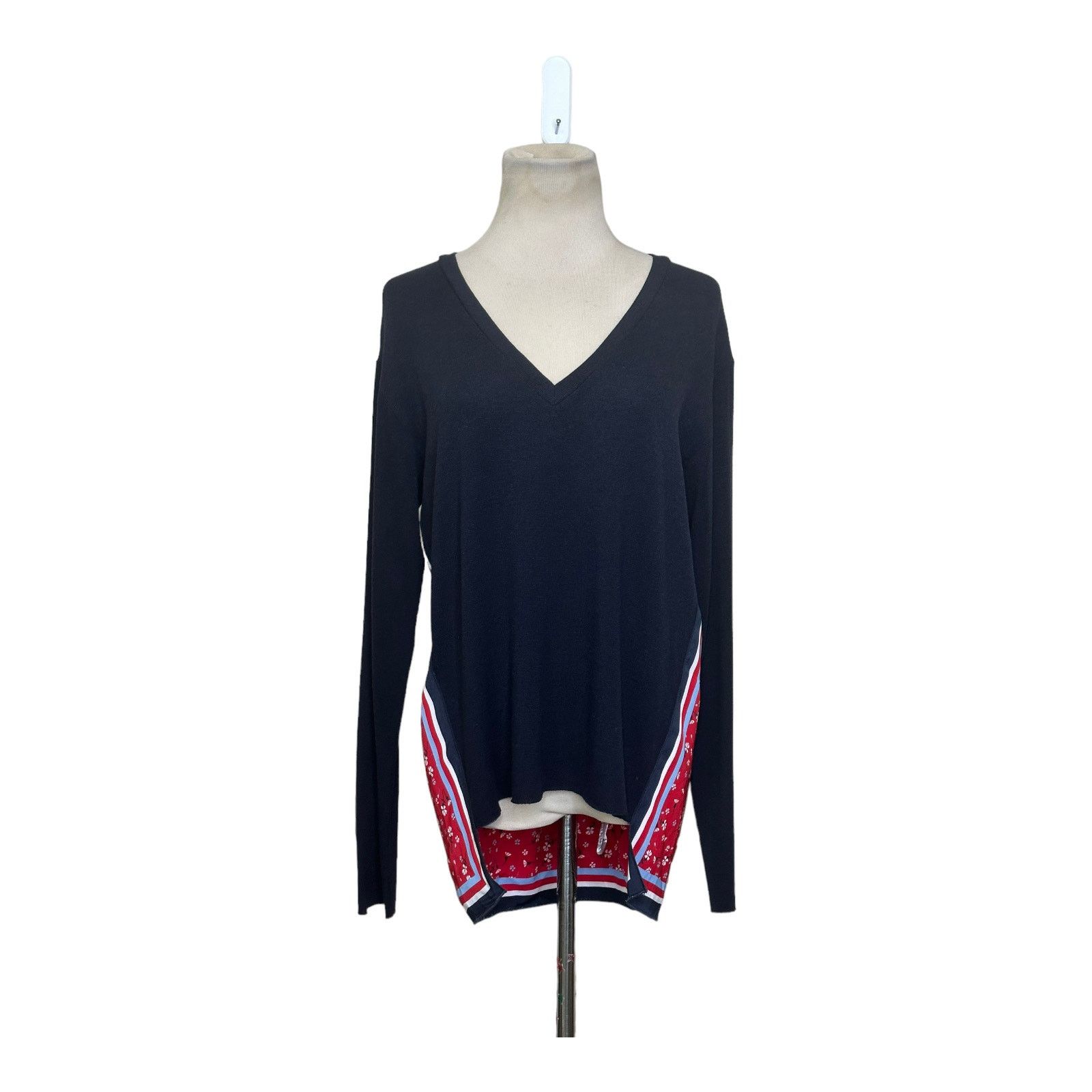 Bailey 44 Bailey/44 black red floral hi low tunic top size small Size S / US 4 / IT 40 - 11 Thumbnail