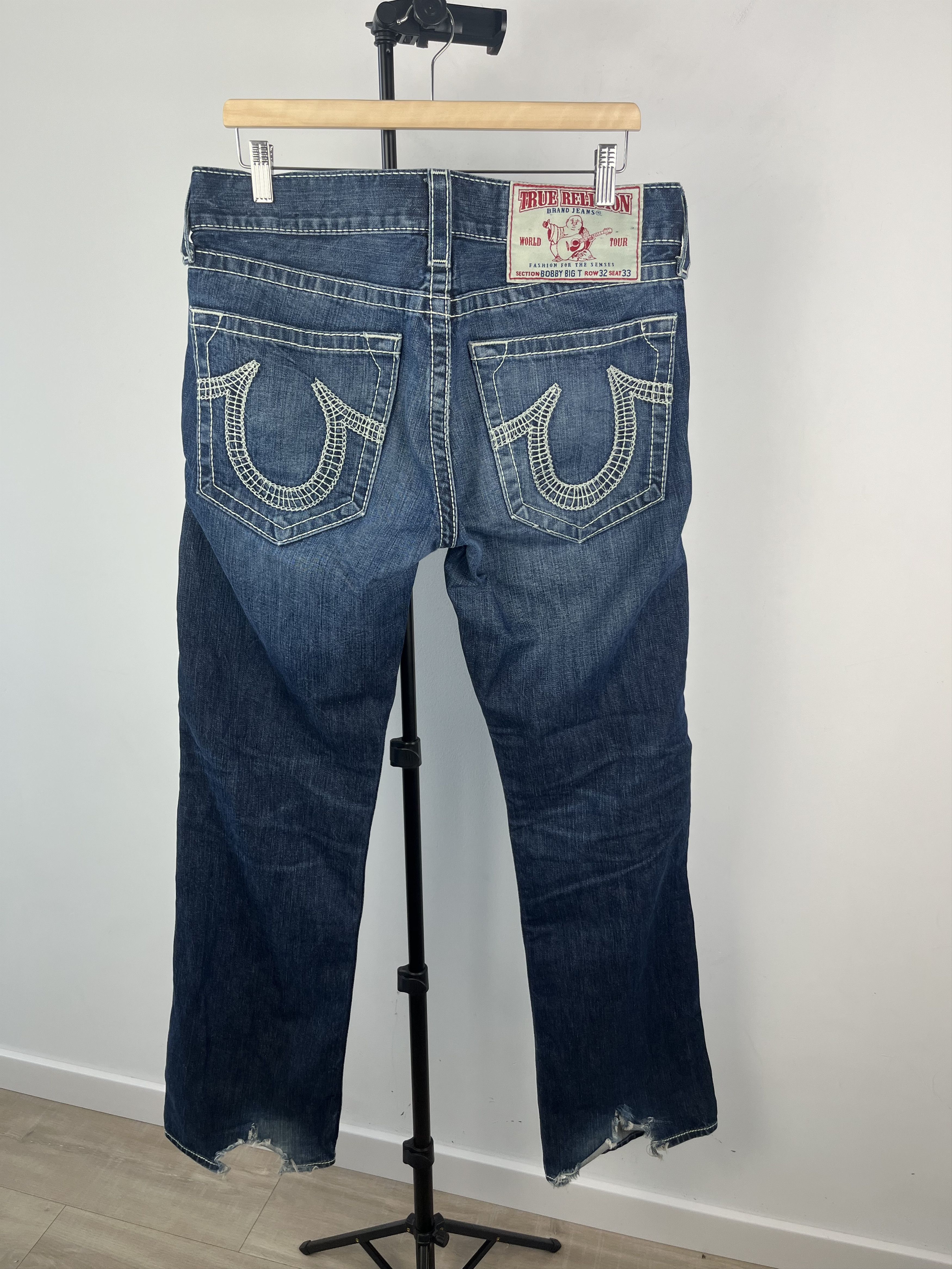 TRUE RELIGION FRANKIE BIG T極太ステッチ swag True Religion × Vintage Vintage True Religion Frankie Big T Jeans