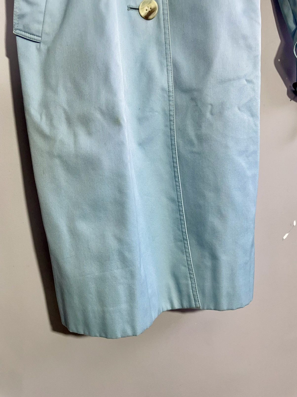 Aquascutum × Vintage Luxury Aquascutum Blue Trench Coat size 8R Size S / US 4 / IT 40 - 5 Thumbnail