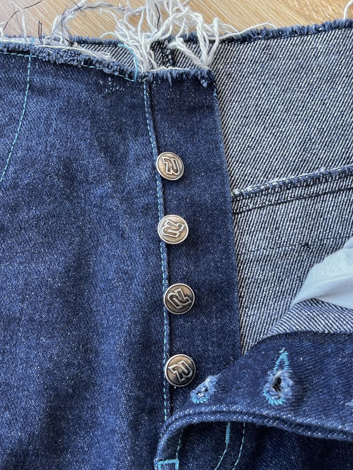 JNCO JNCO Style Resina Baggy Denim Jeans Wide Leg Y2K HipHop 90s Size US 30 / EU 46 - 16 Thumbnail