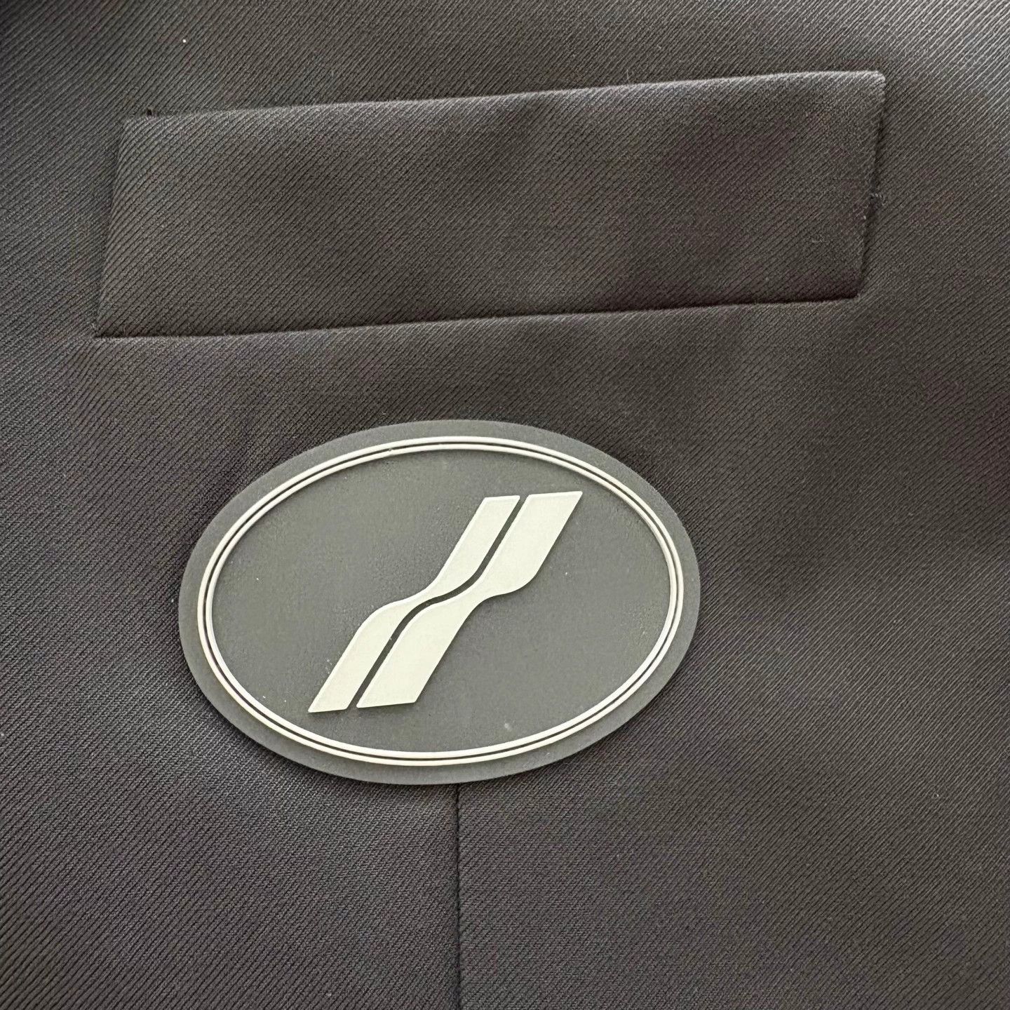 WE11DONE WE11DONE Shoulder Pad Logo Blazer Black Unisex Size US S / EU 44-46 / 1 - 5 Thumbnail