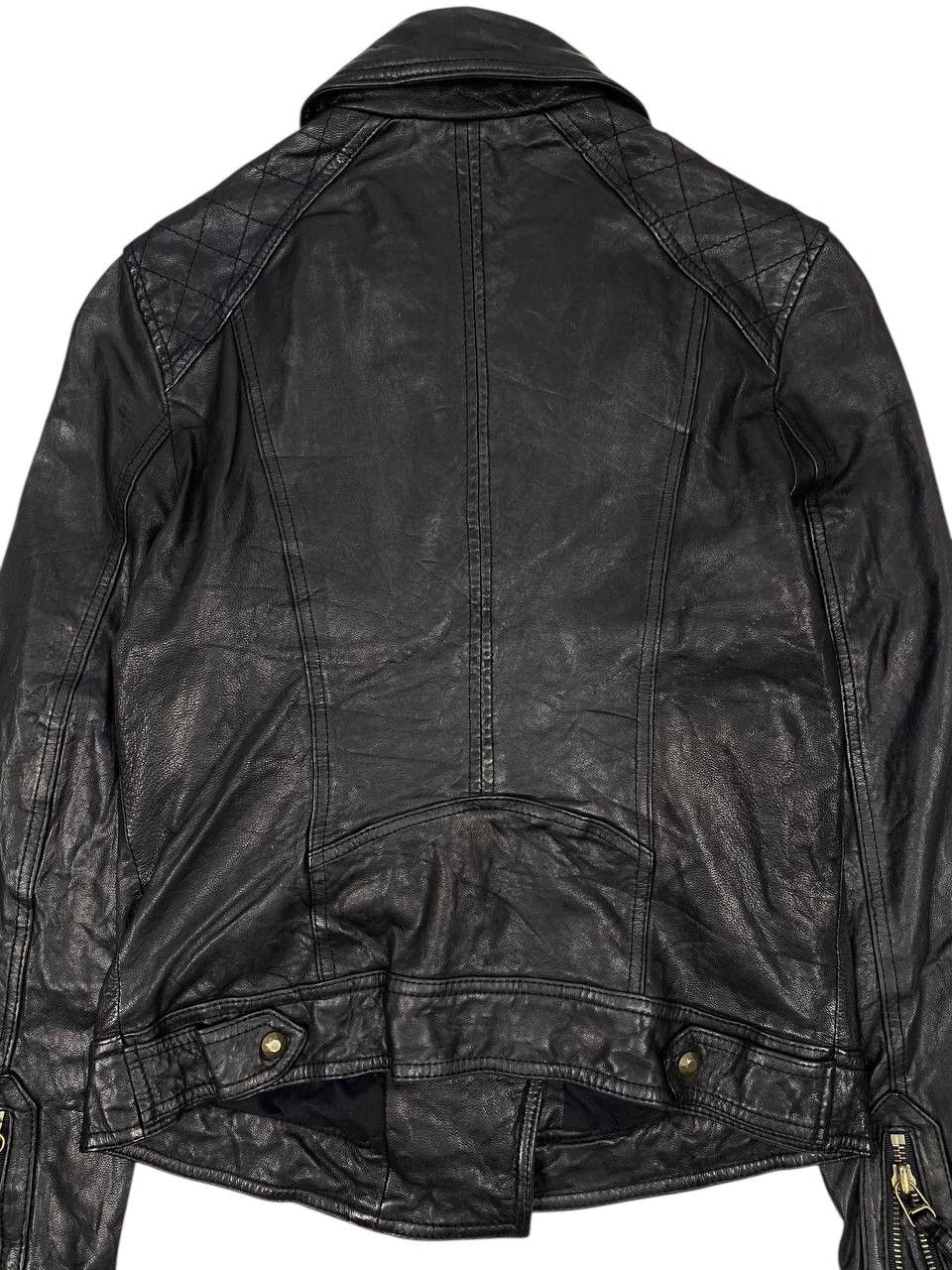 GOA Y2K 2000’s GOA Lamb Leather Riders Jacket Size S / US 4 / IT 40 - 14 Thumbnail