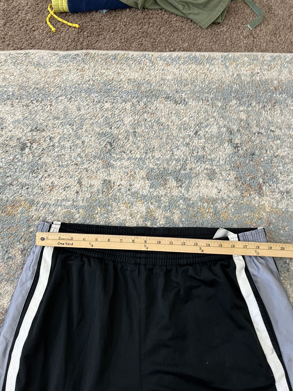 Nike × Vintage VTG Nike Sweatpants 2XL Stripe Black white Y2K Size US 36 / EU 52 - 7 Thumbnail