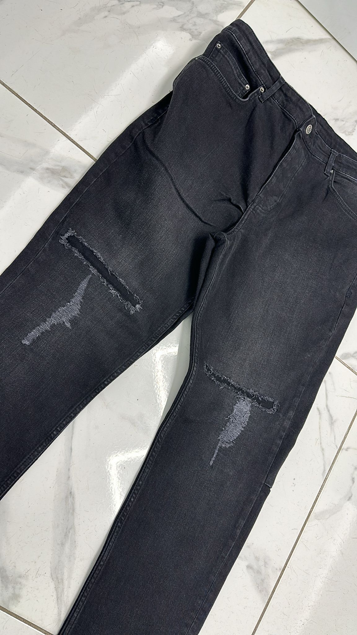 Ksubi Ksubi Chitch Laid Black Est Tapered Jeans Size 38 Size US 38 / EU 54 - 4 Thumbnail