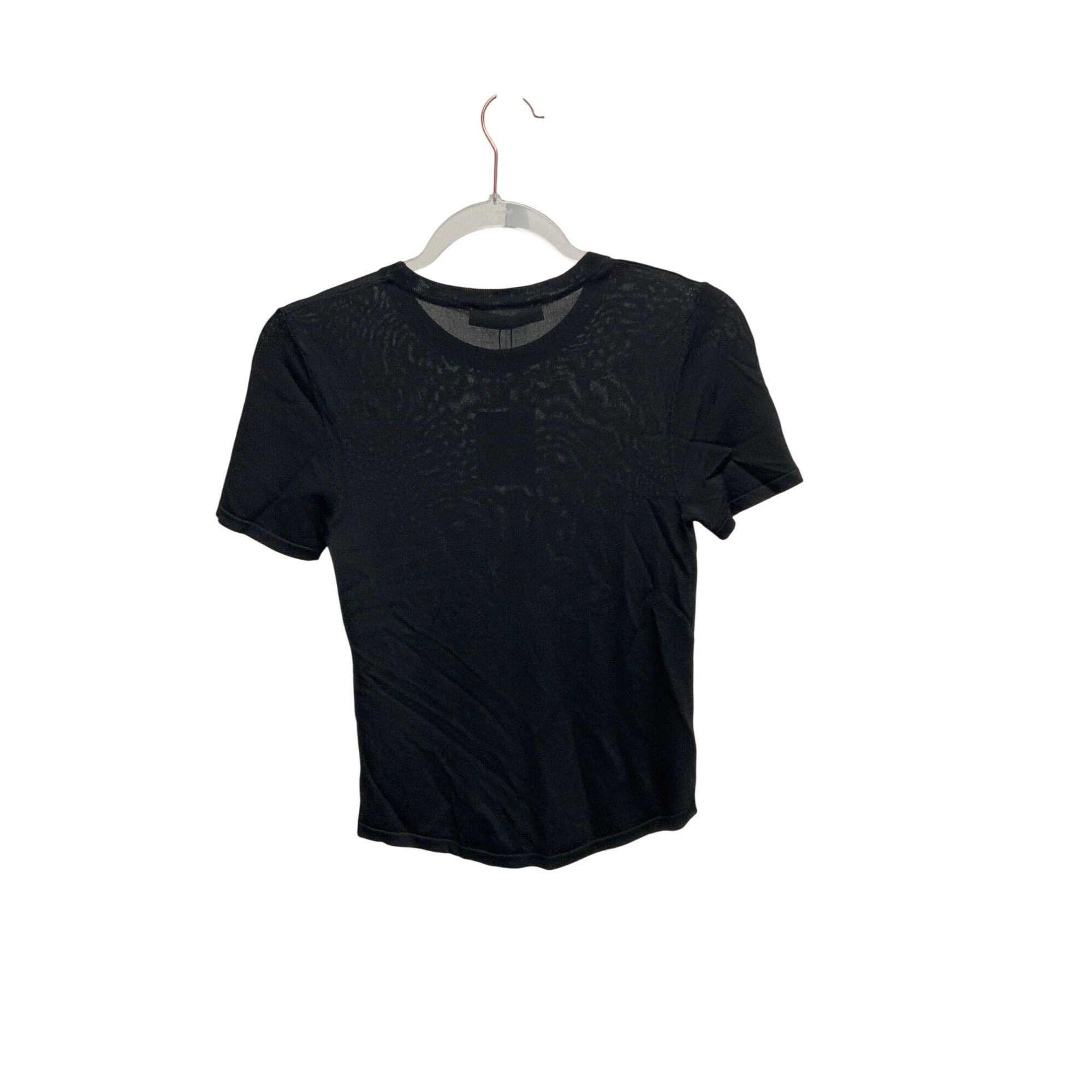 Zara Zara Sheer Black Fitted Top Size M / US 6-8 / IT 42-44 - 4 Thumbnail