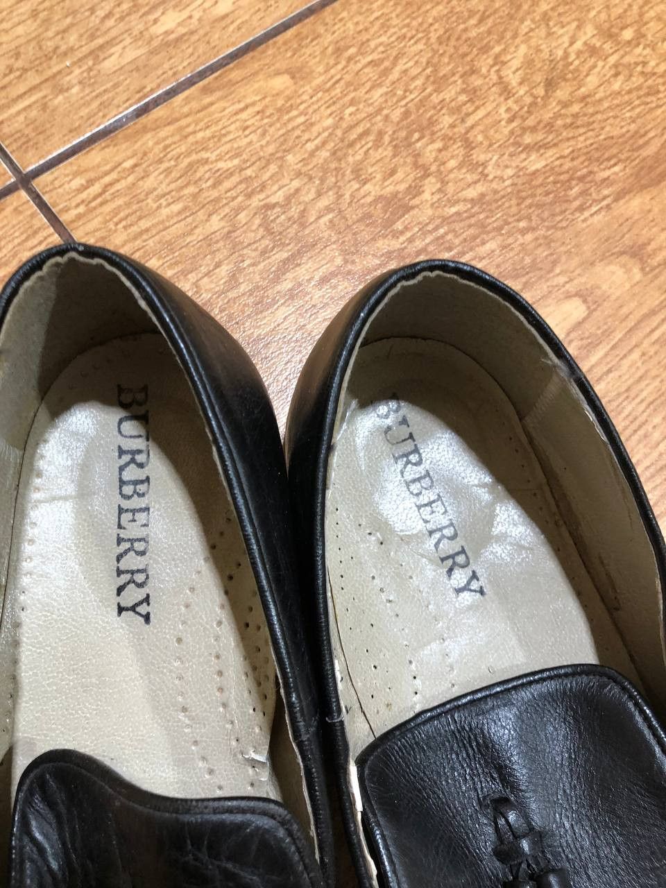 Burberry Burberry Black Leather Driver Moccasin Loafer Mens Shoes Size US 12 / EU 45 - 3 Thumbnail